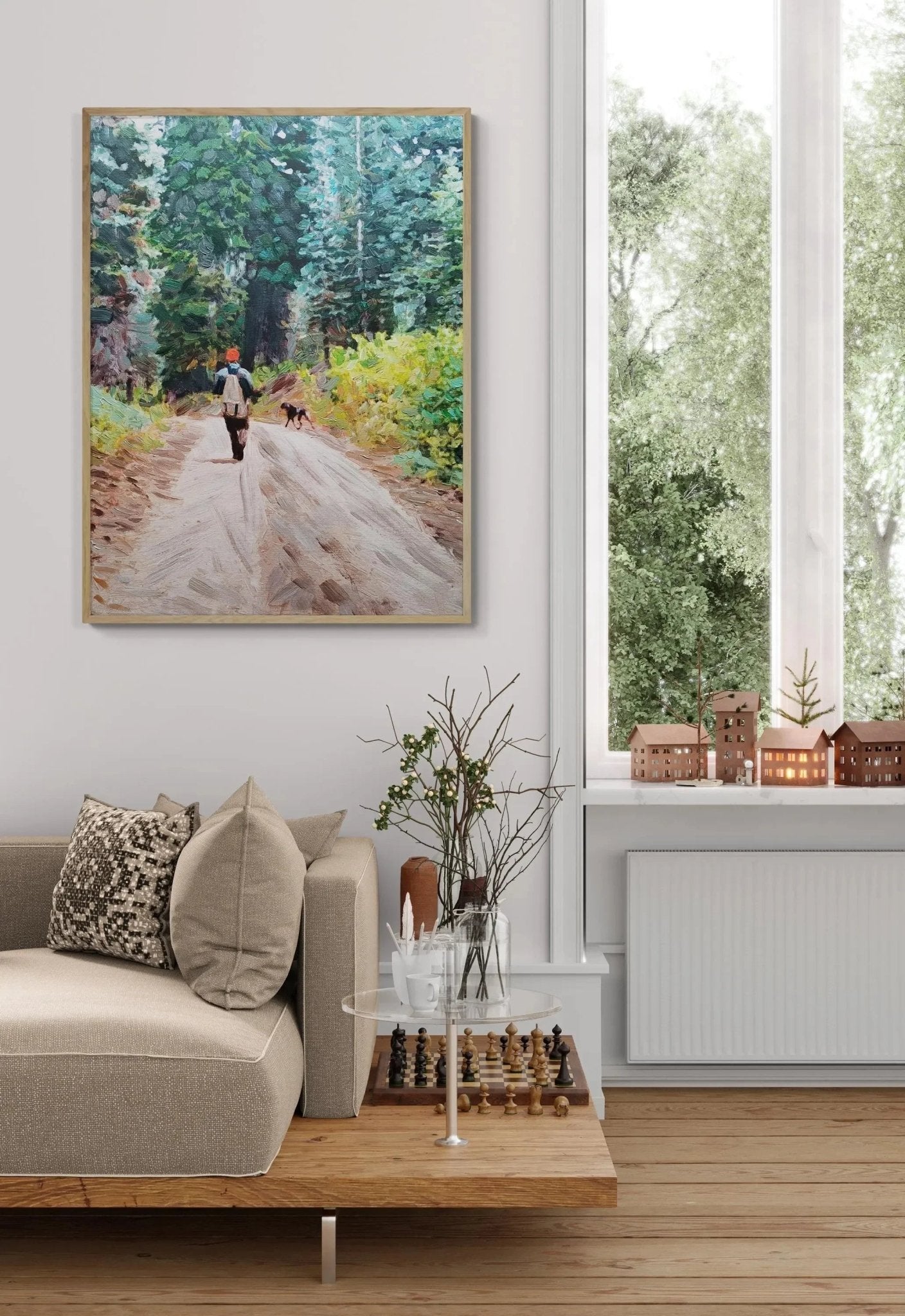 Original Landscape Painting from Photo — Custom Hand - Painted Commission Artwork, Dog Portrait or Small Oil Painting Gift - PaintingShack