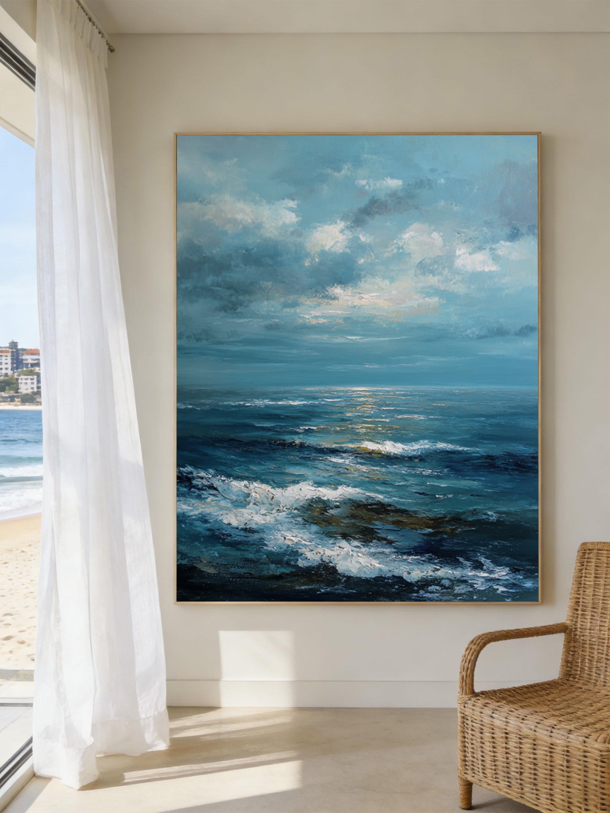 Ocean Waves Art-D015