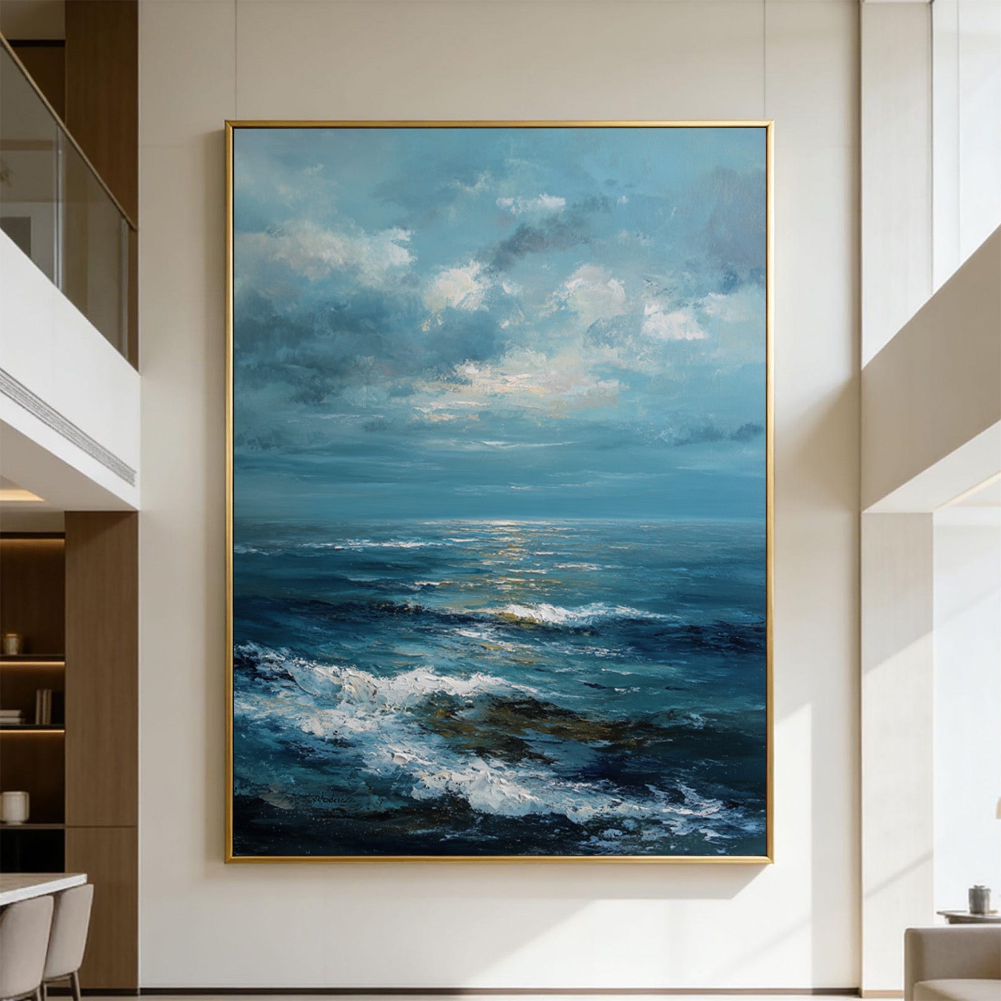 Ocean Waves Art-D015