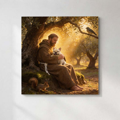 Personalized St. Francis Pet Blessing Canvas | Sanctuary of Grace