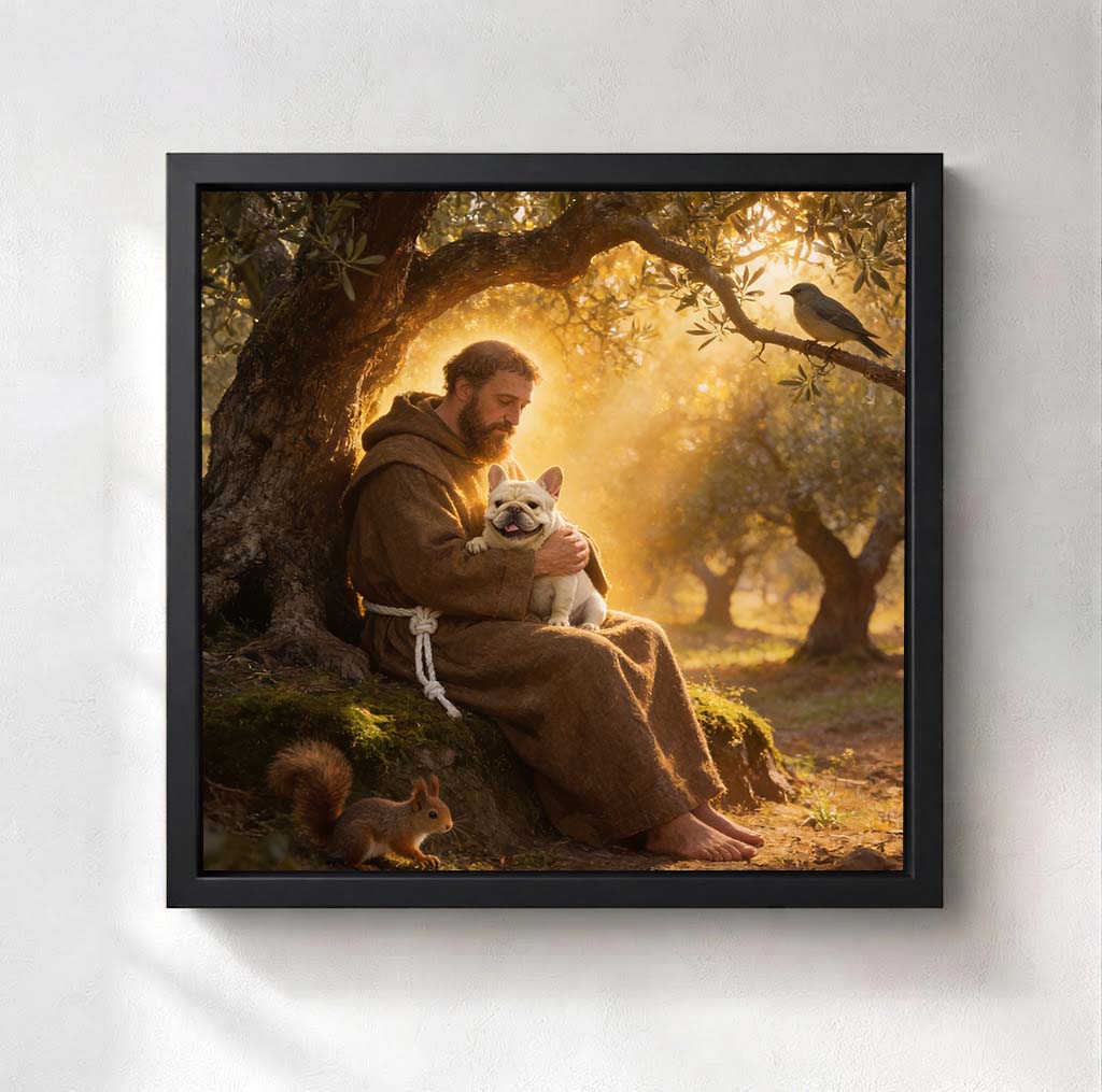Personalized St. Francis Pet Blessing Canvas | Sanctuary of Grace