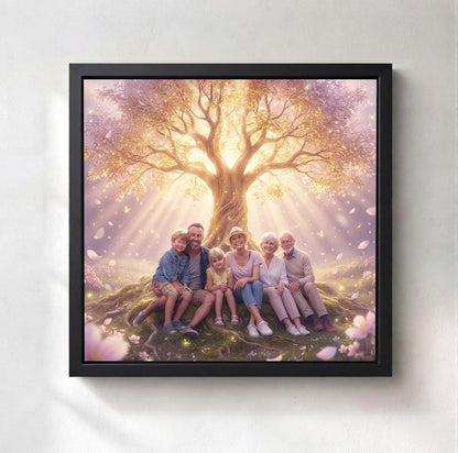 Personalized Family Ancestral & Reunion Canvas | The Tree of Life