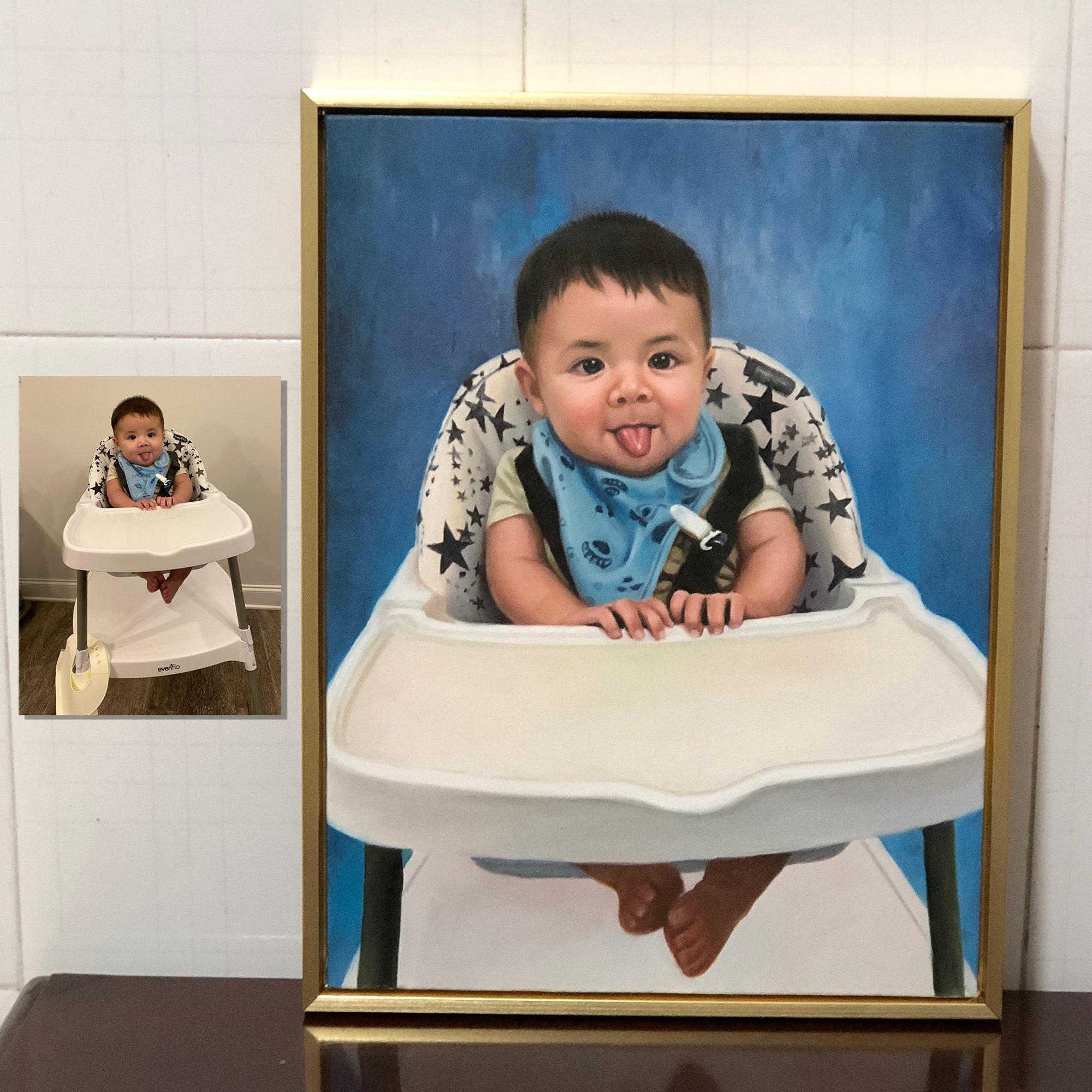 Custom Child Oil Portrait