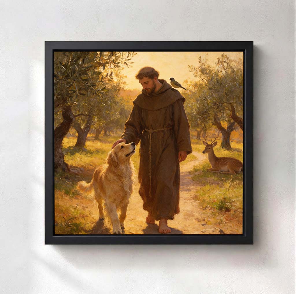 Personalized St. Francis Pet Blessing Canvas | Sanctuary of Grace