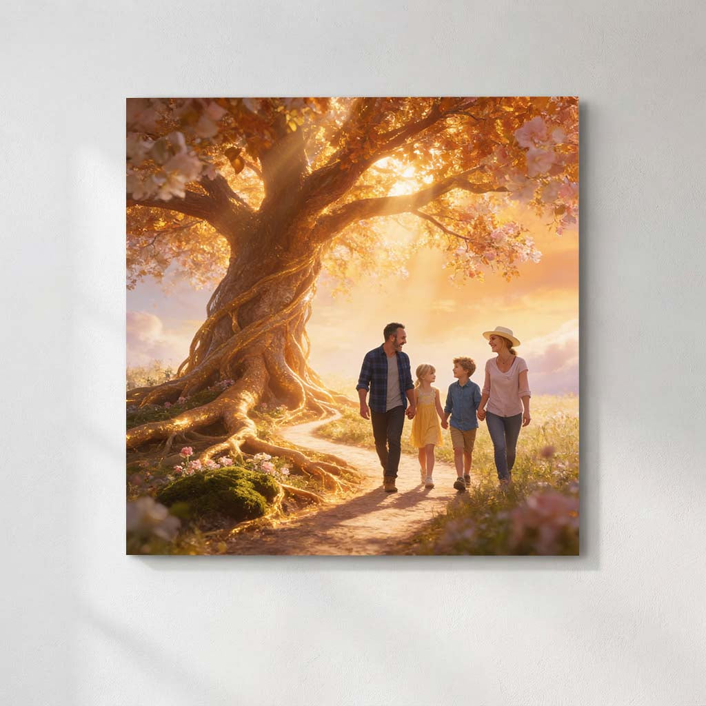 Personalized Family Ancestral & Reunion Canvas | The Tree of Life