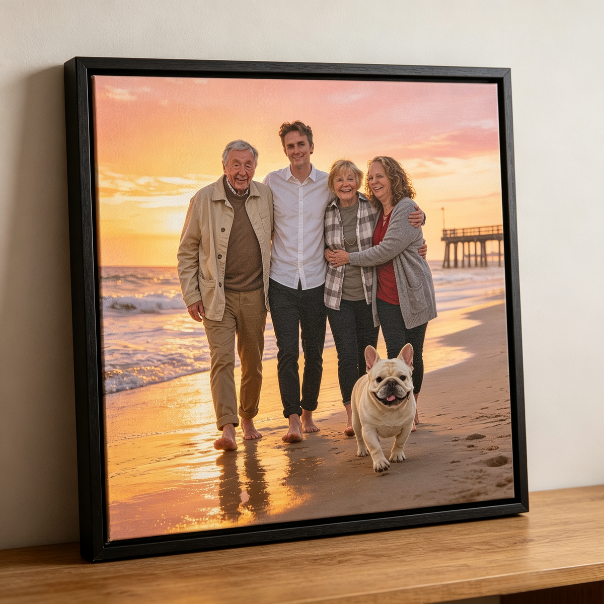 Personalized Family Portrait Art | Re-unite Loved Ones on Canvas