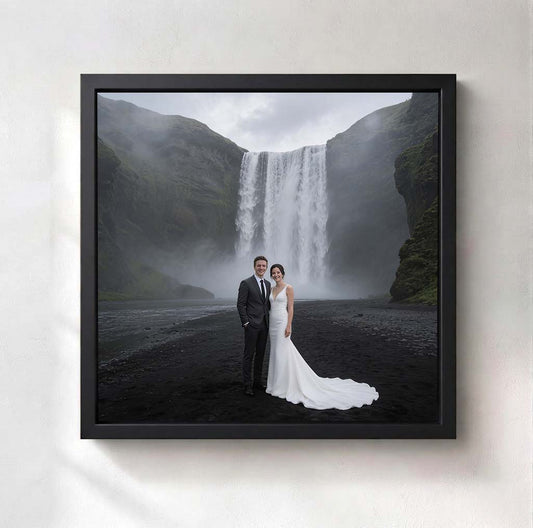 Personalized European Destination Wedding Art | Eternal Romance Across Iconic Sceneries