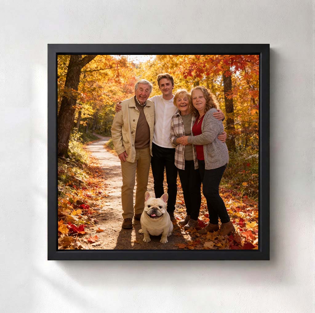 Personalized Family Portrait Art | Re-unite Loved Ones on Canvas