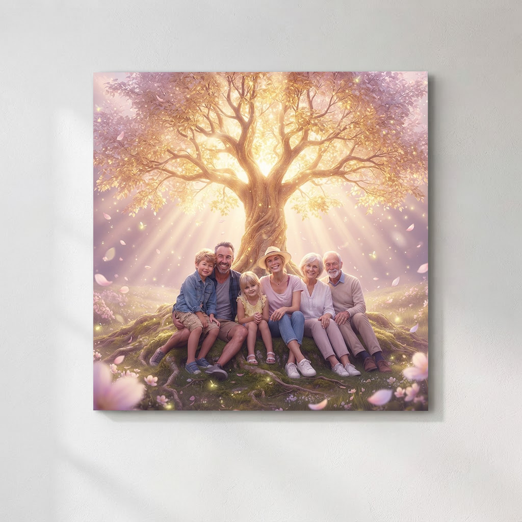 Personalized Family Ancestral & Reunion Canvas | The Tree of Life