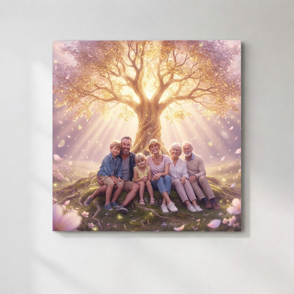 Personalized Family Ancestral & Reunion Canvas | The Tree of Life