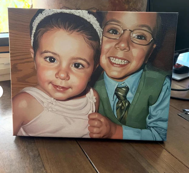 Custom Child Oil Portrait