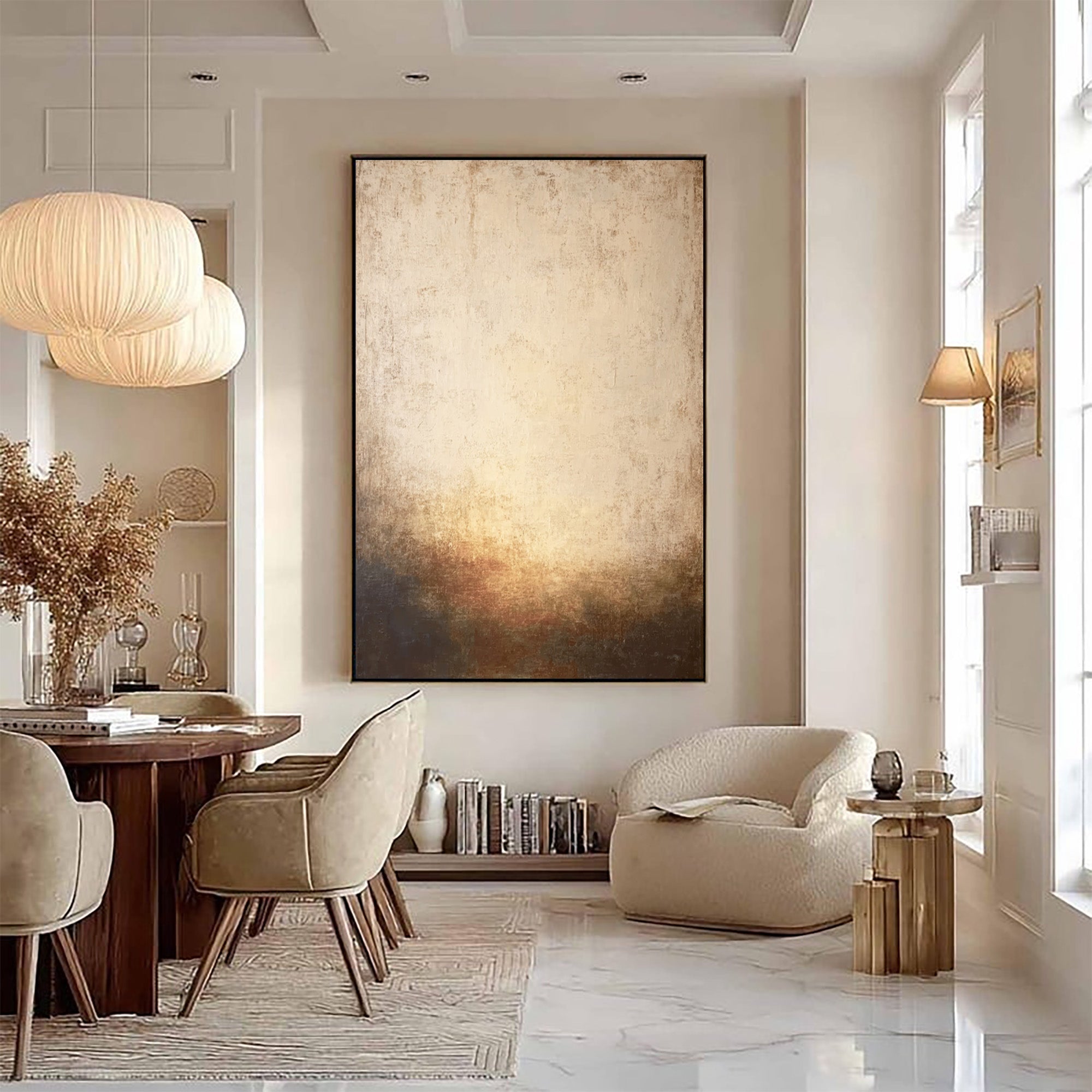 Minimalist Beige Art