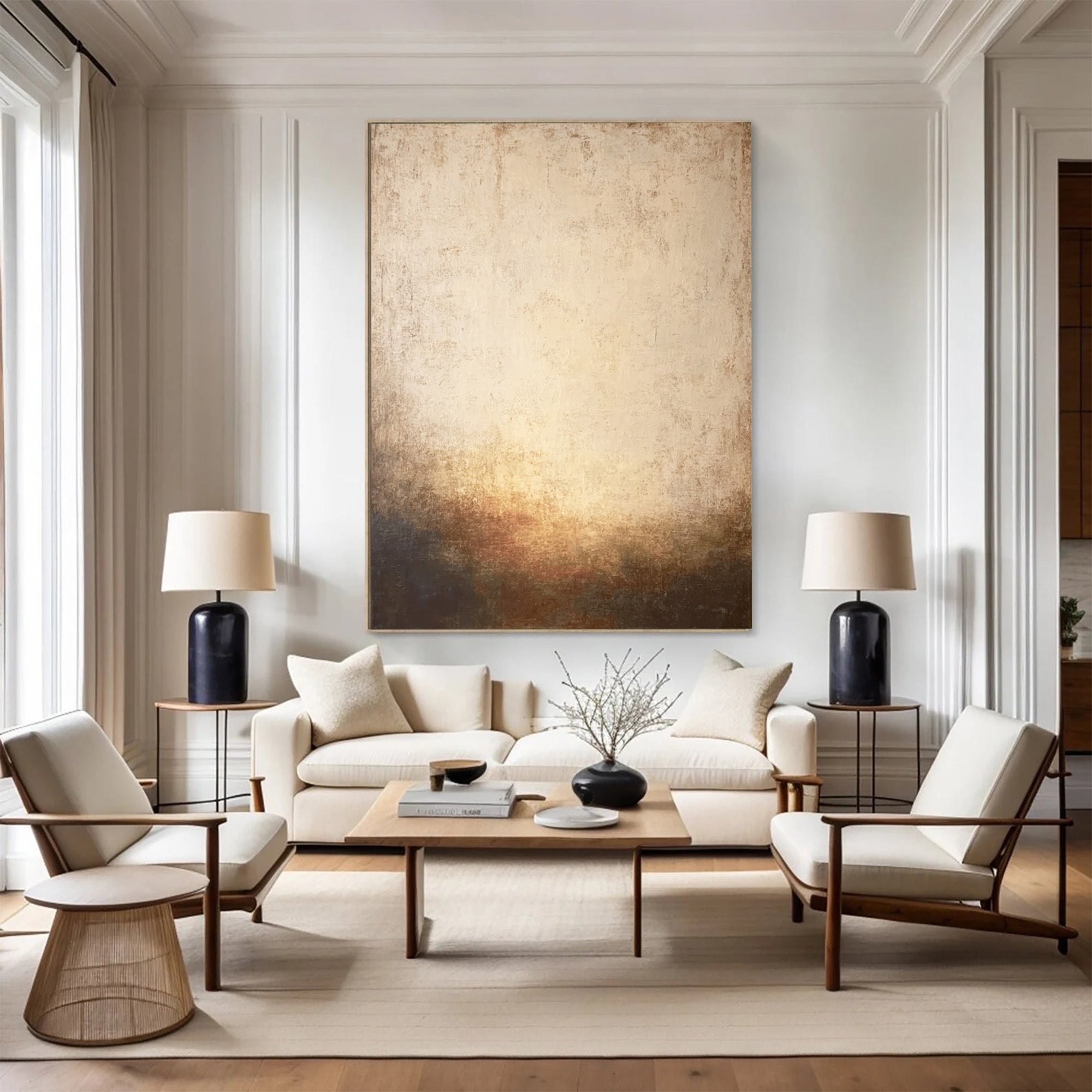 Minimalist Beige Art