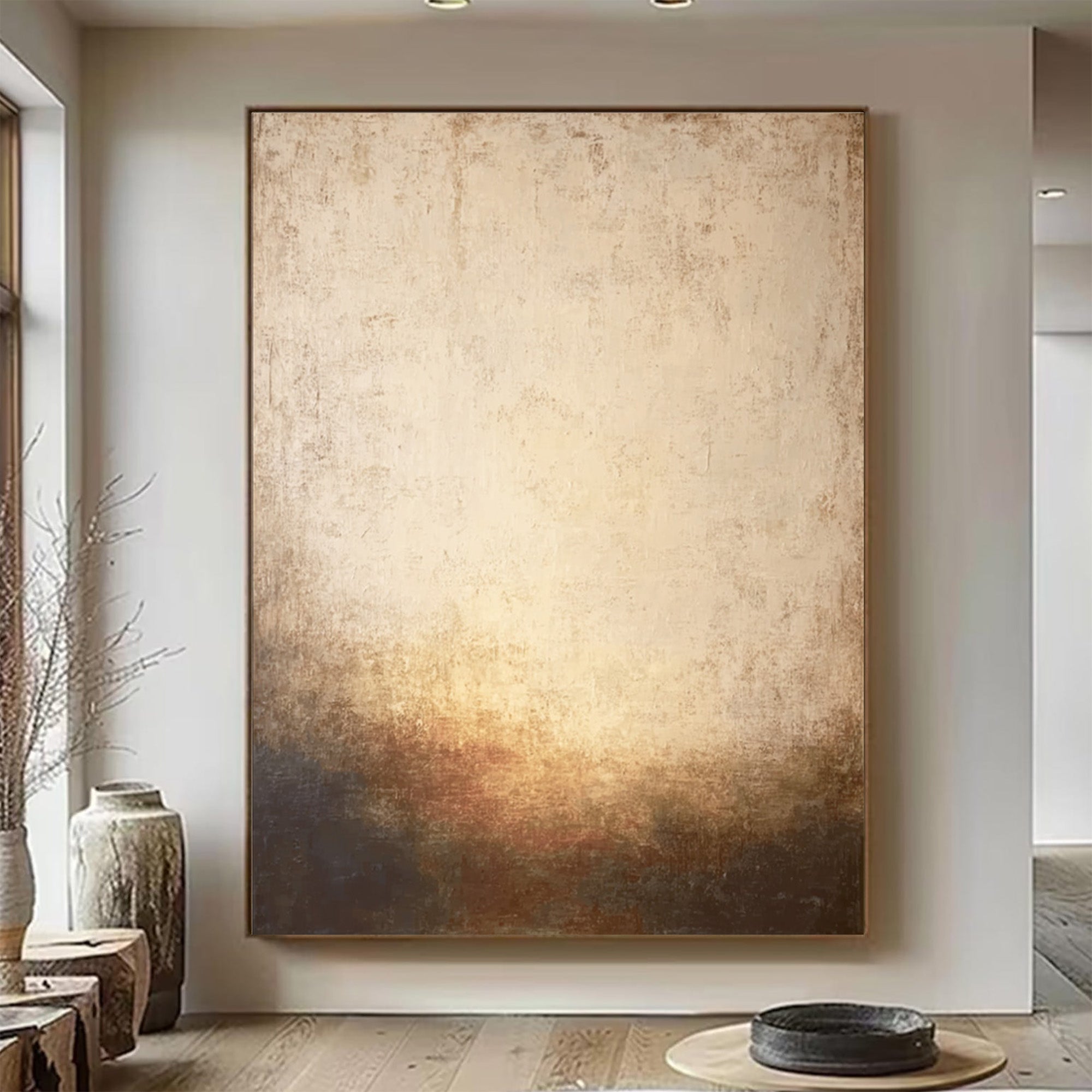 Minimalist Beige Art