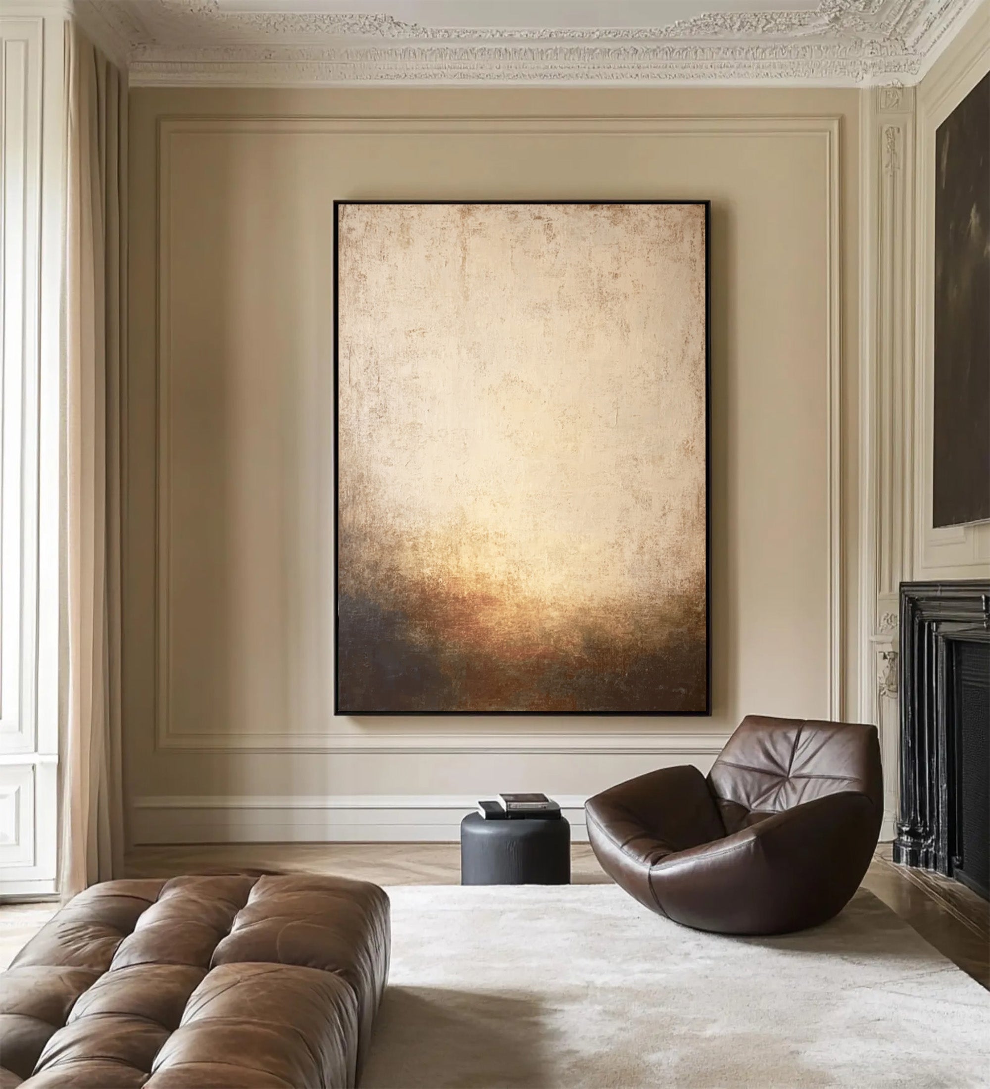 Minimalist Beige Art