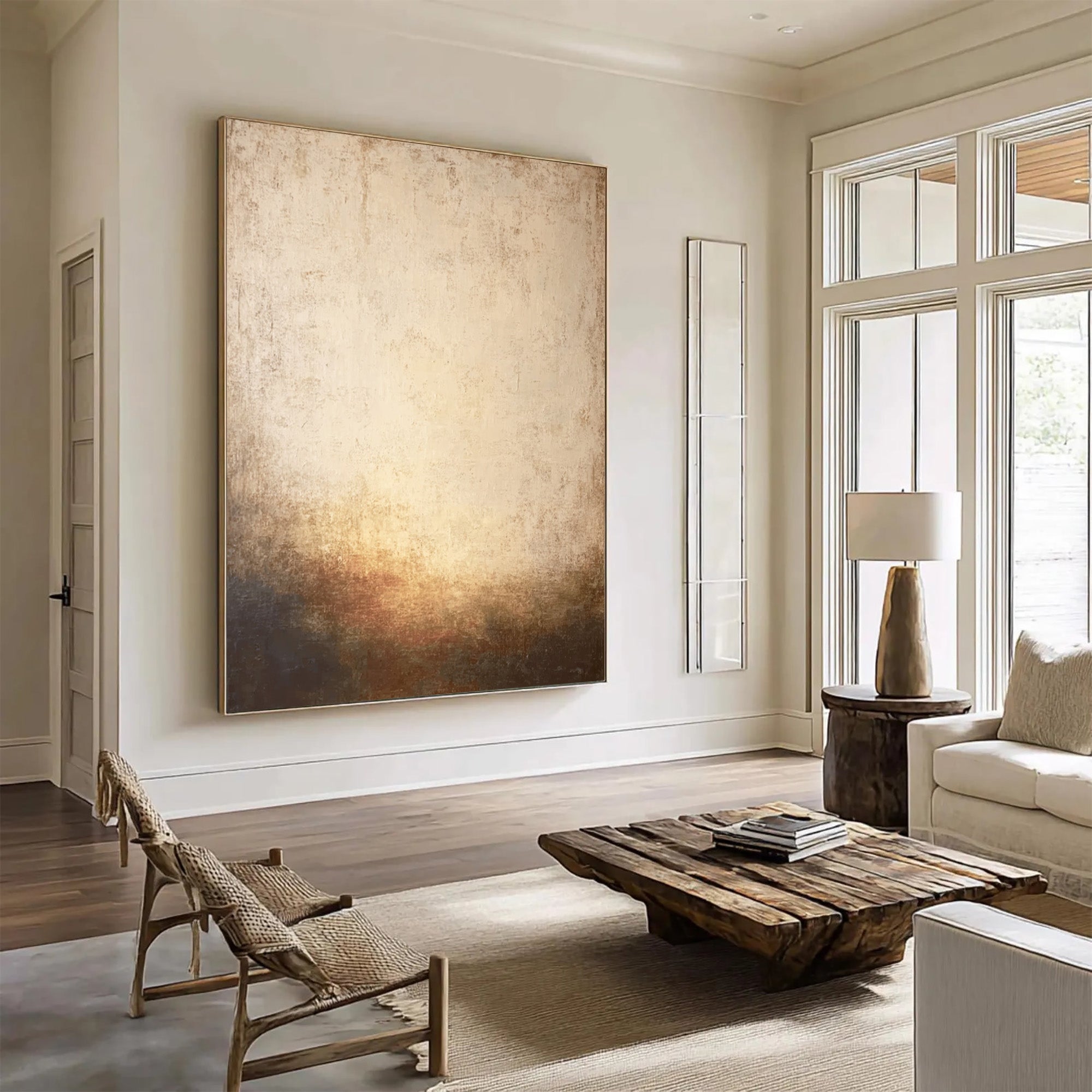 Minimalist Beige Art