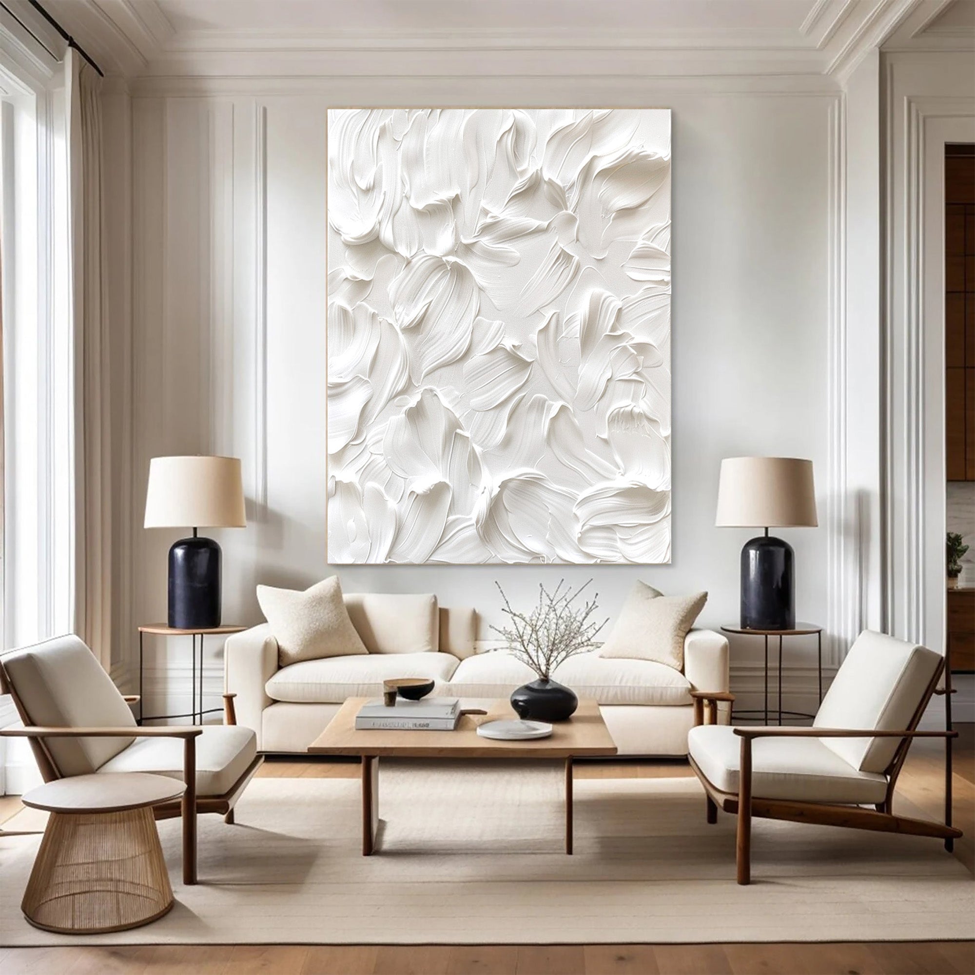 White 3D Art--#A01