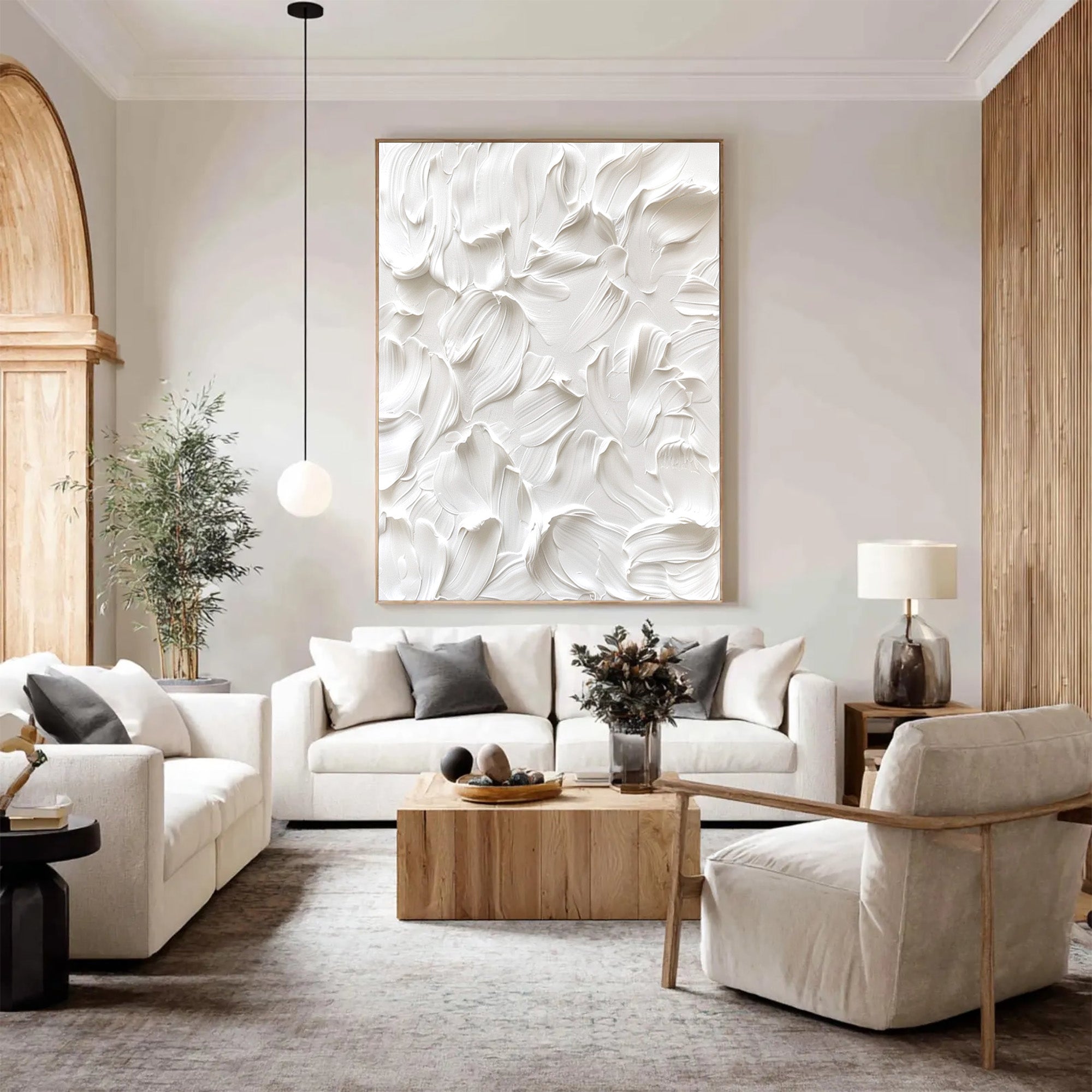 White 3D Art--#A01
