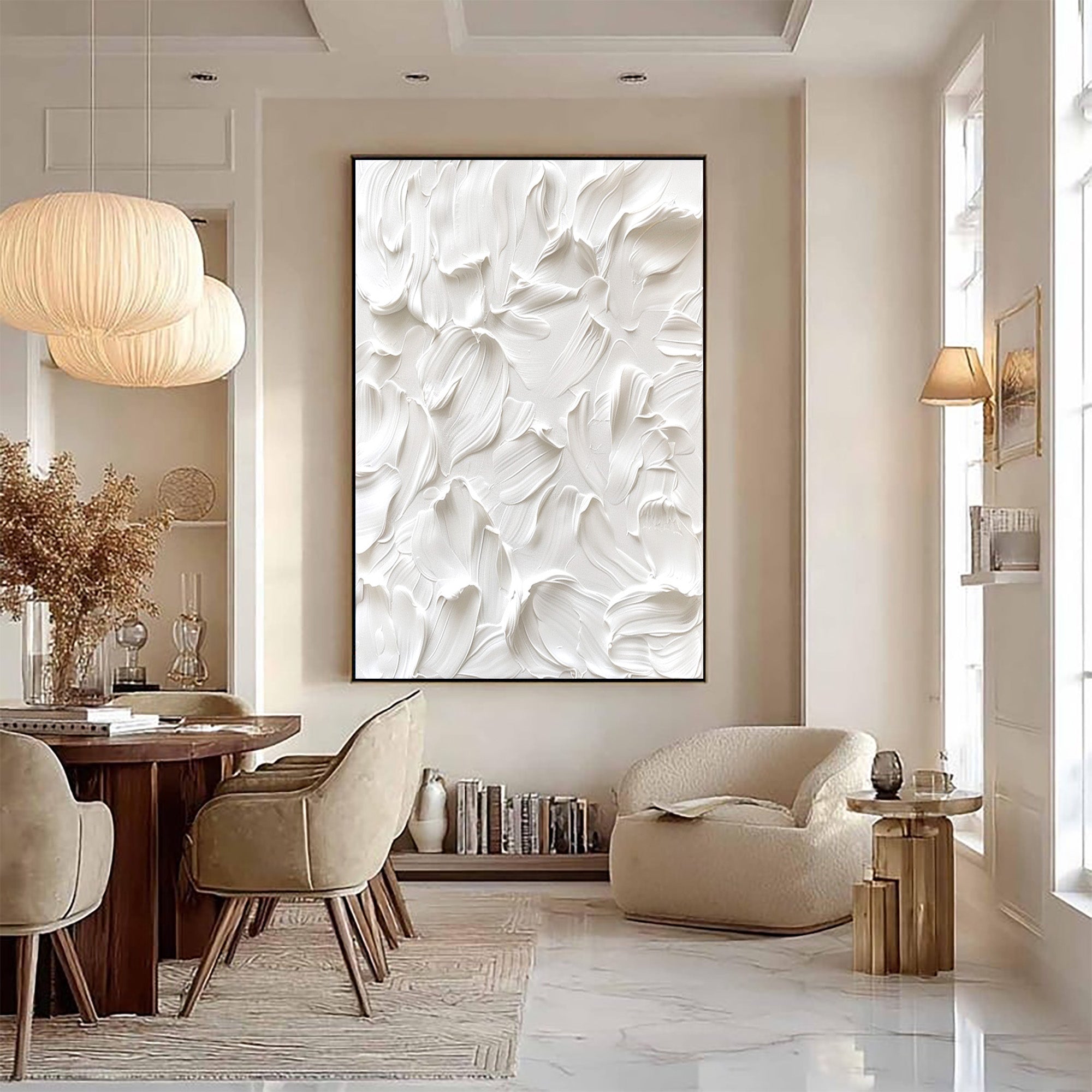 White 3D Art--#A01
