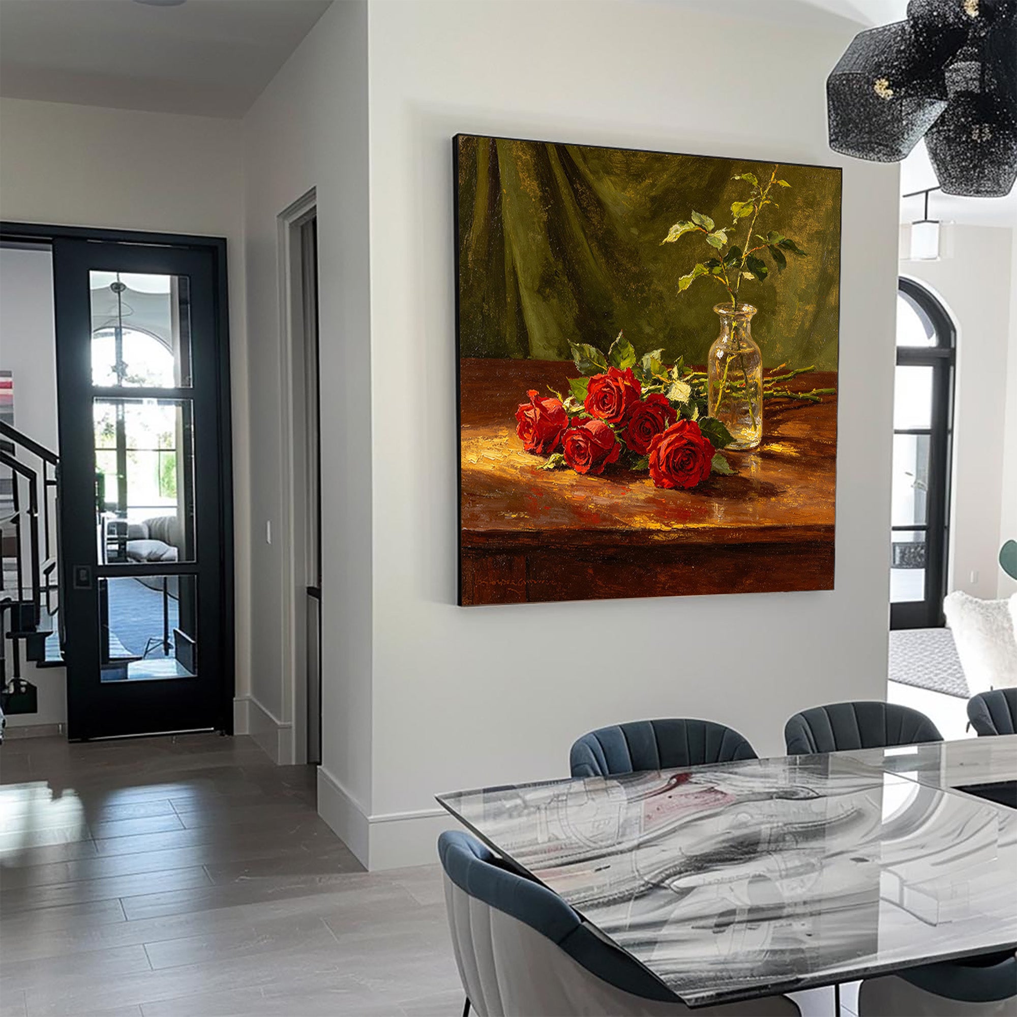 Rose Still Life Painting