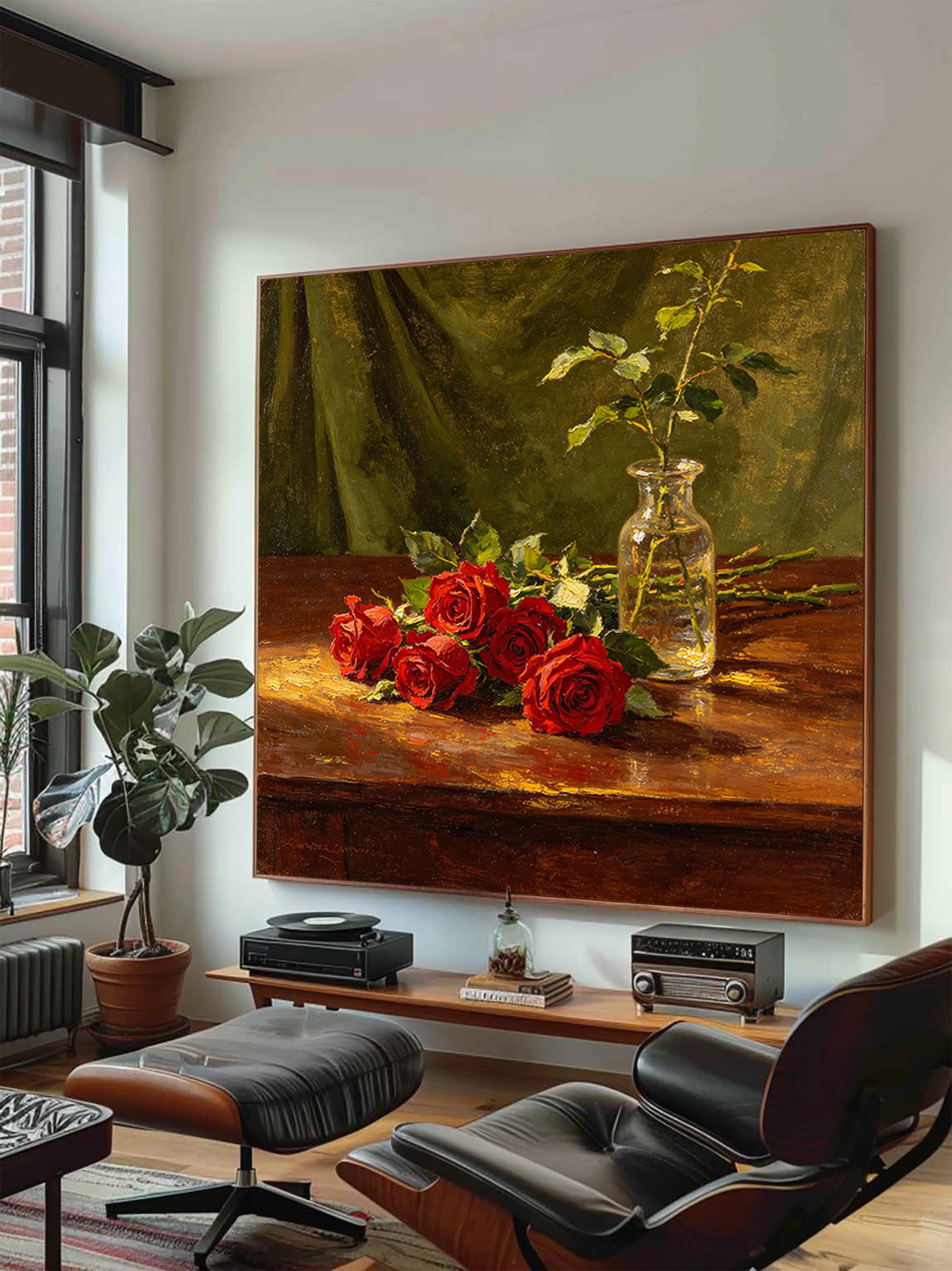Rose Still Life Painting