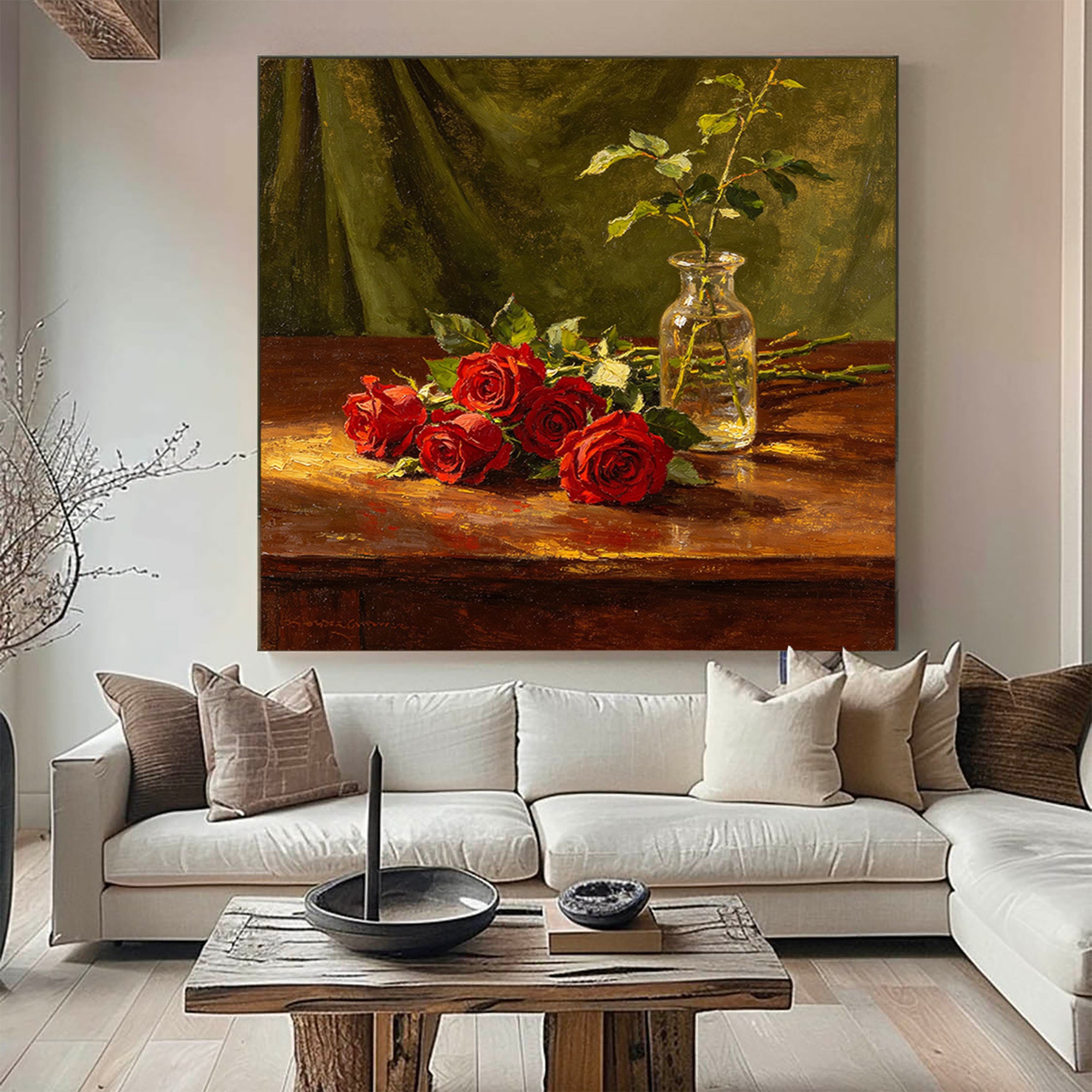 Rose Still Life Painting