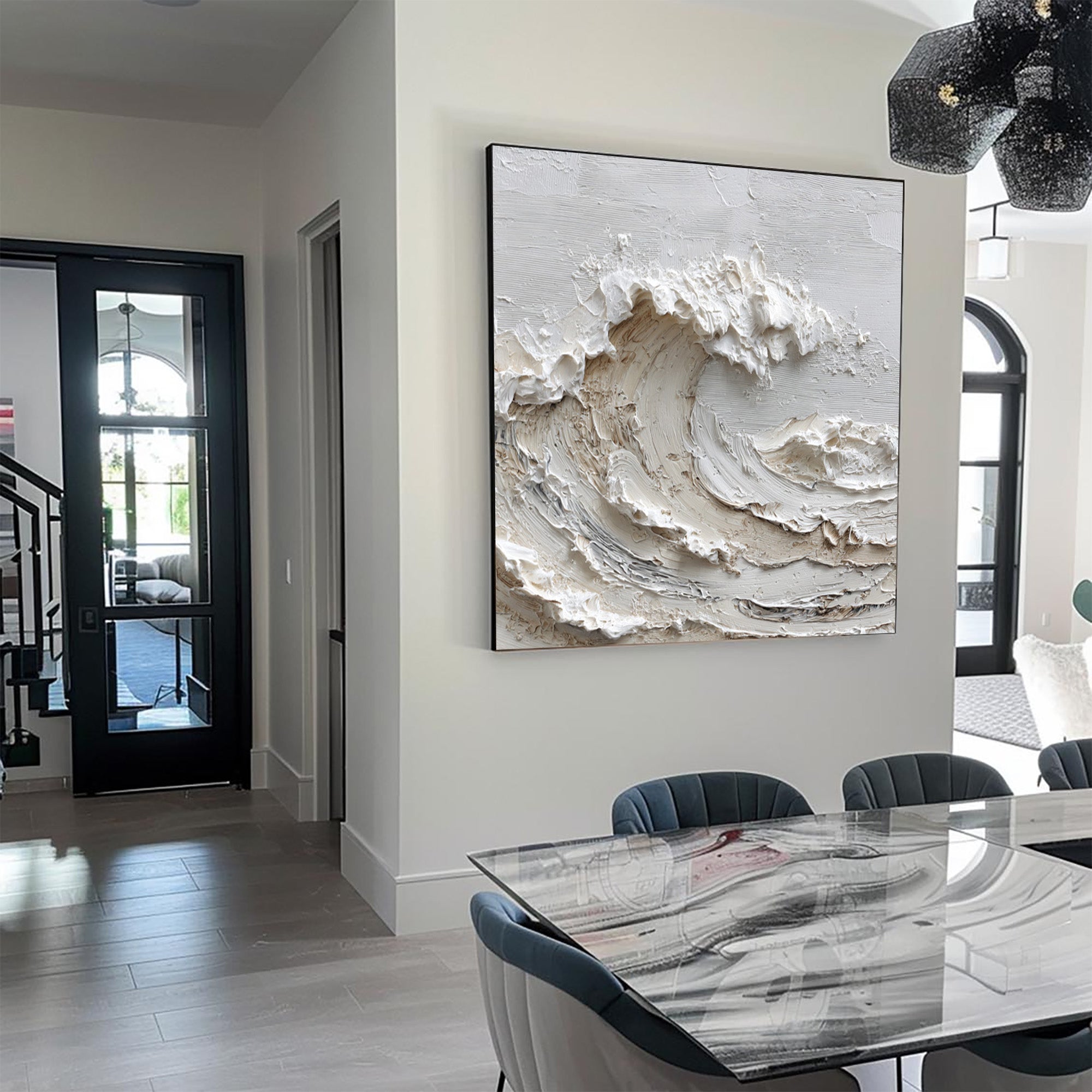 3D Ocean Waves Art