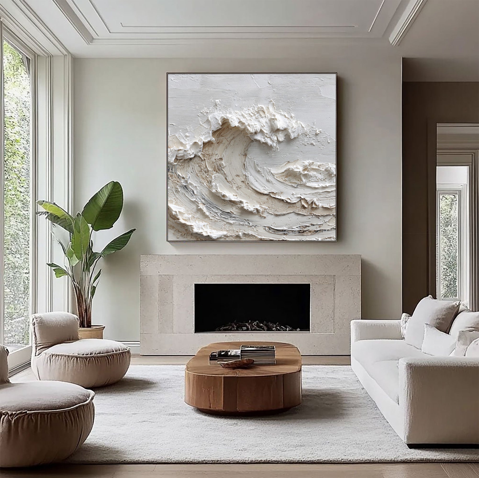 3D Ocean Waves Art