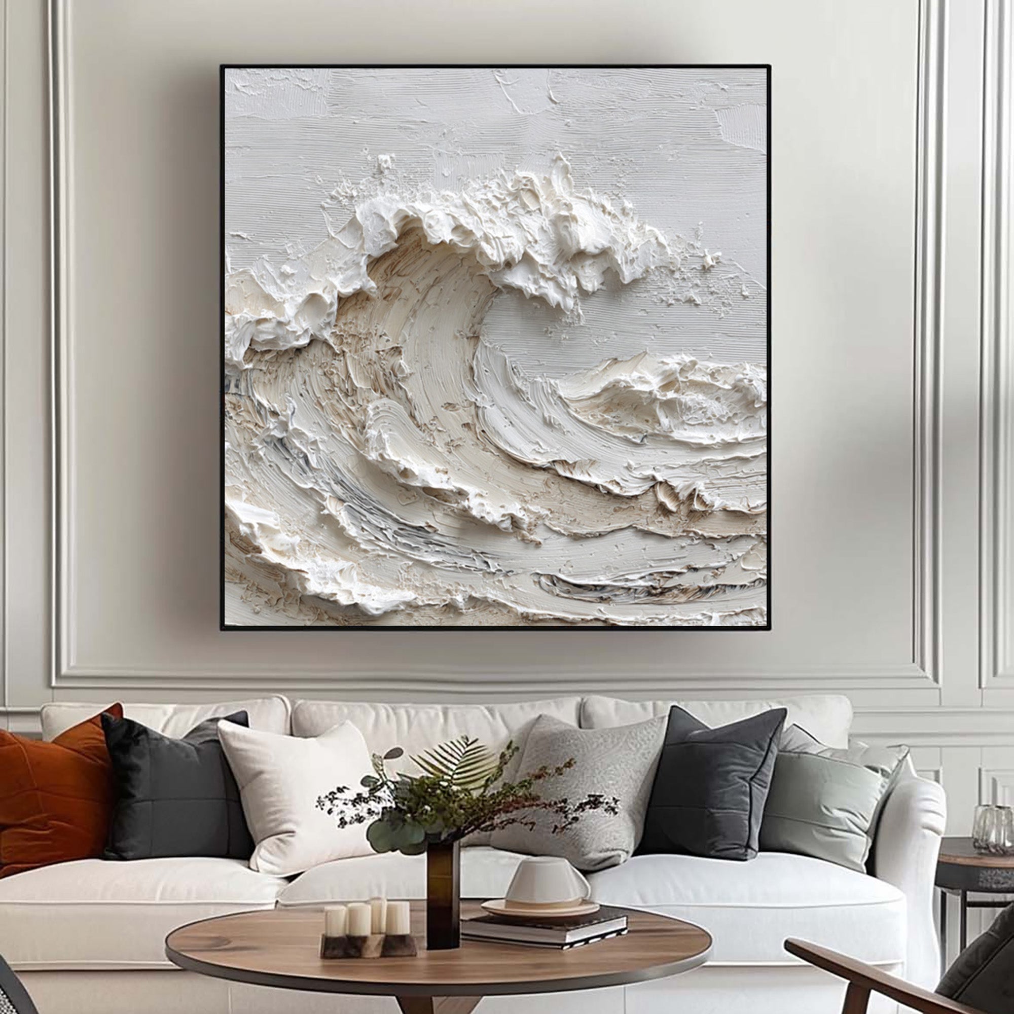 3D Ocean Waves Art
