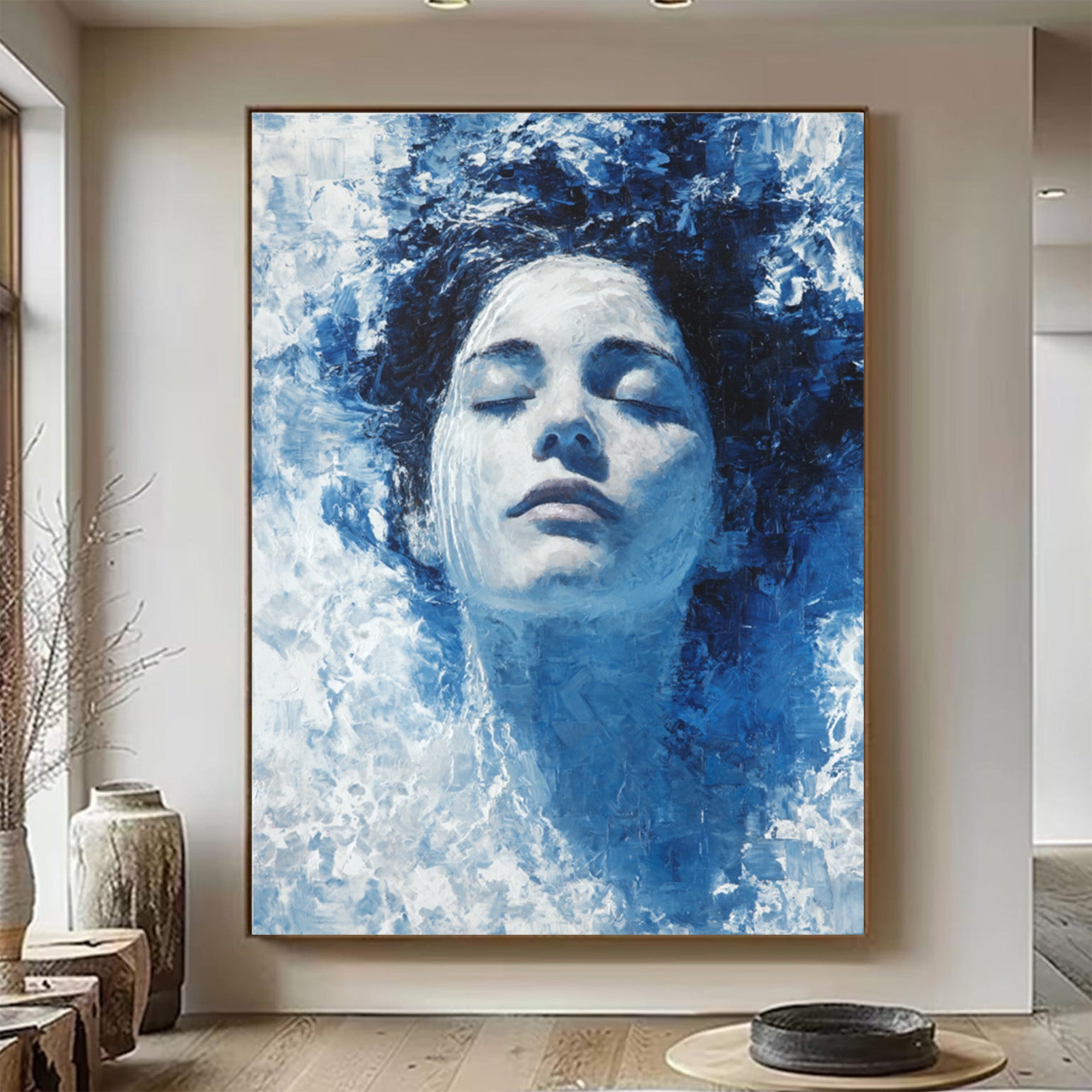 Swimming Women Art--P001