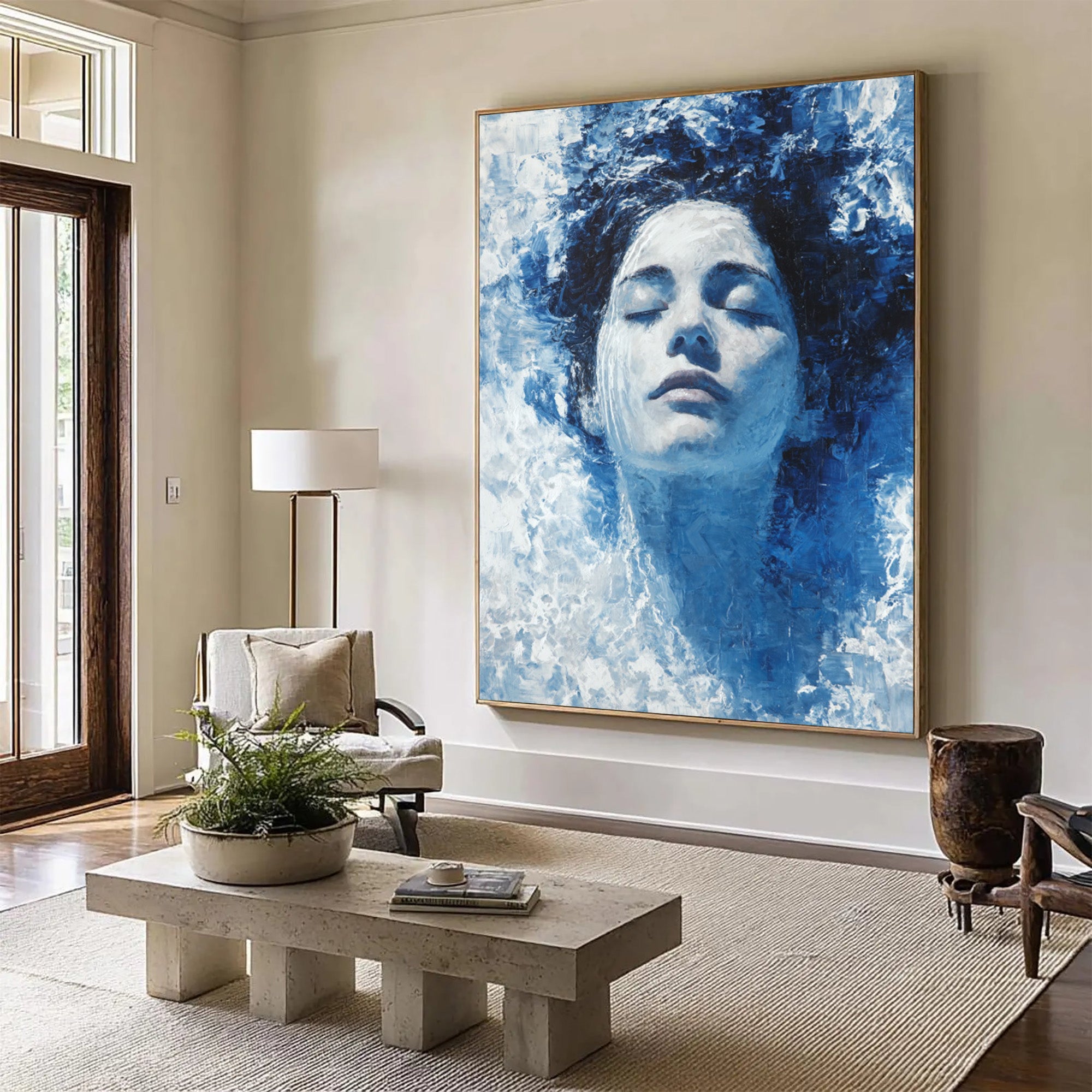 Swimming Women Art--P001