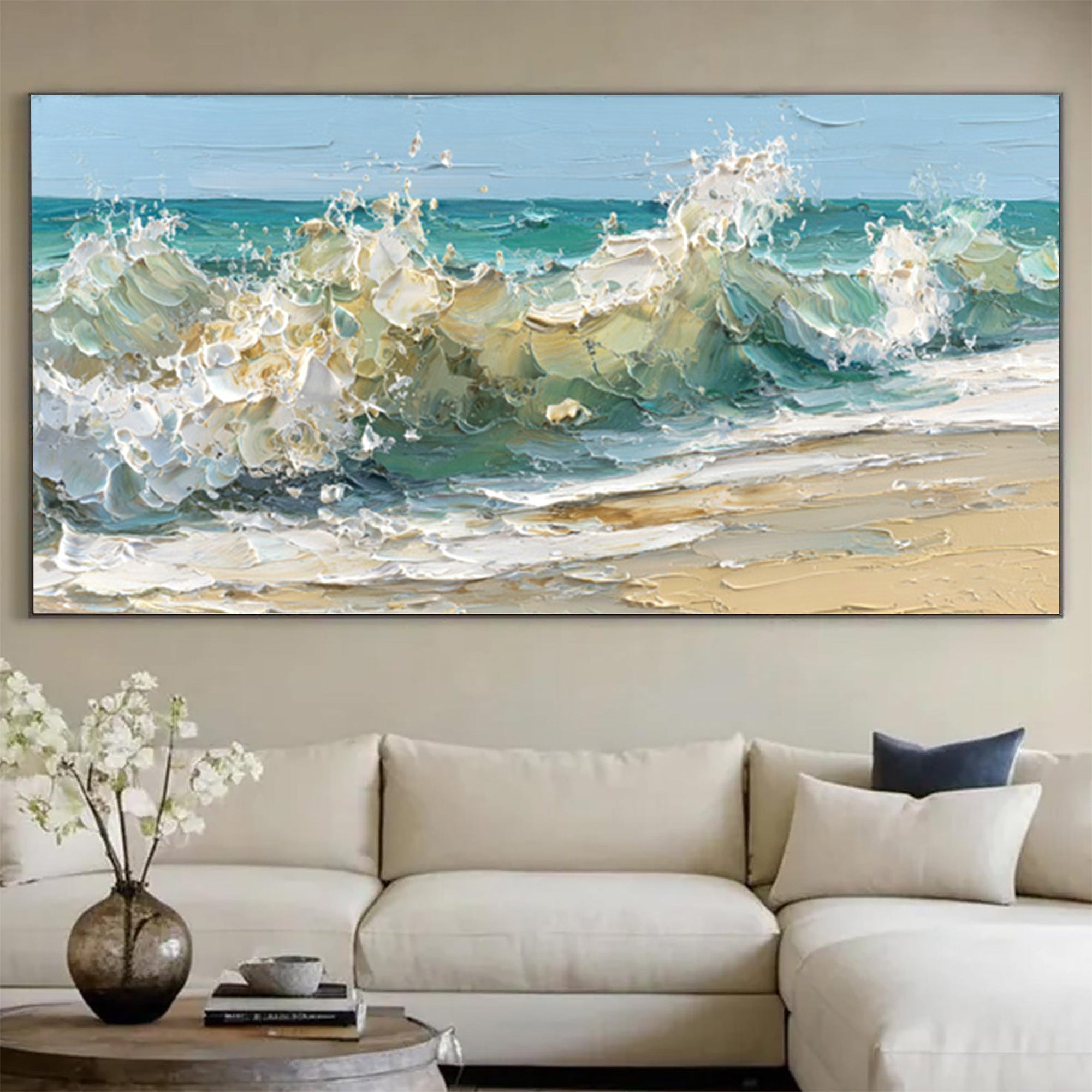Ocean Waves Art-D004
