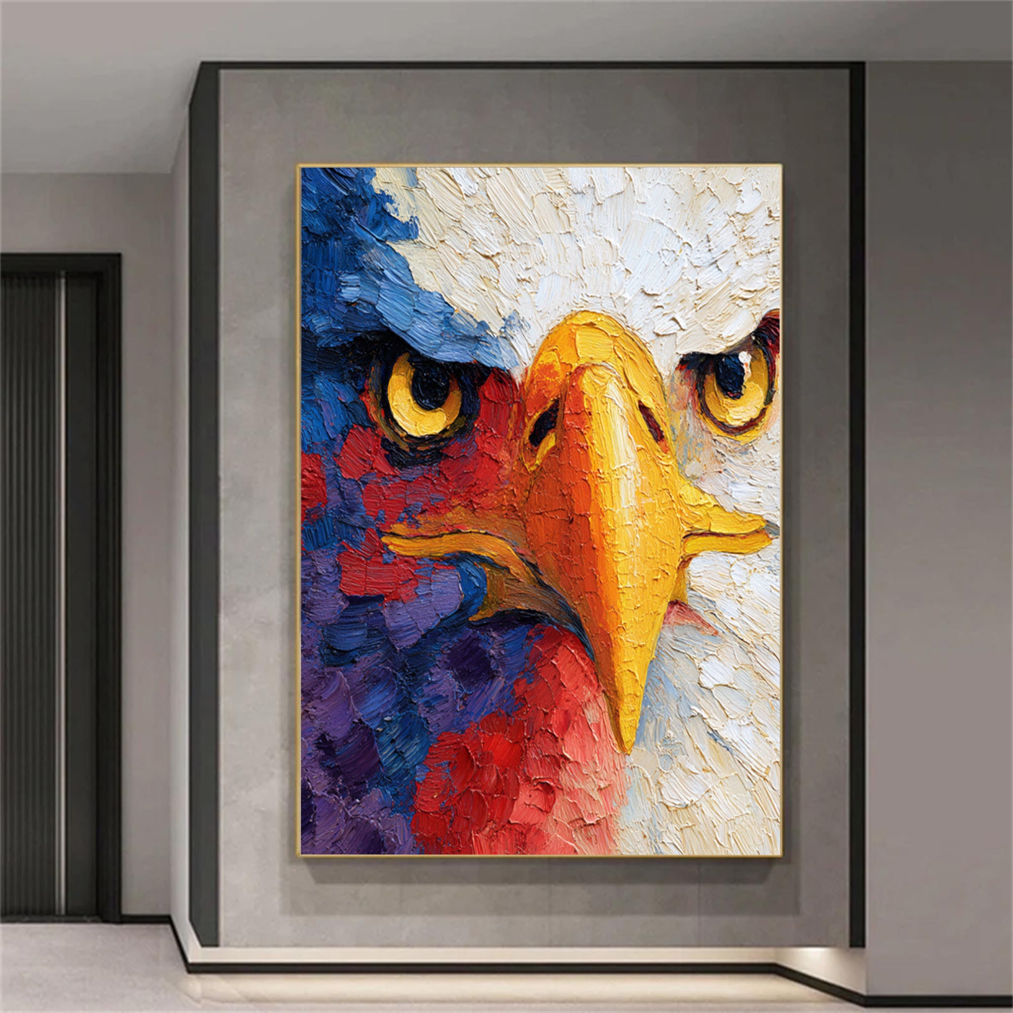 Eagle Oil Painting--#G09