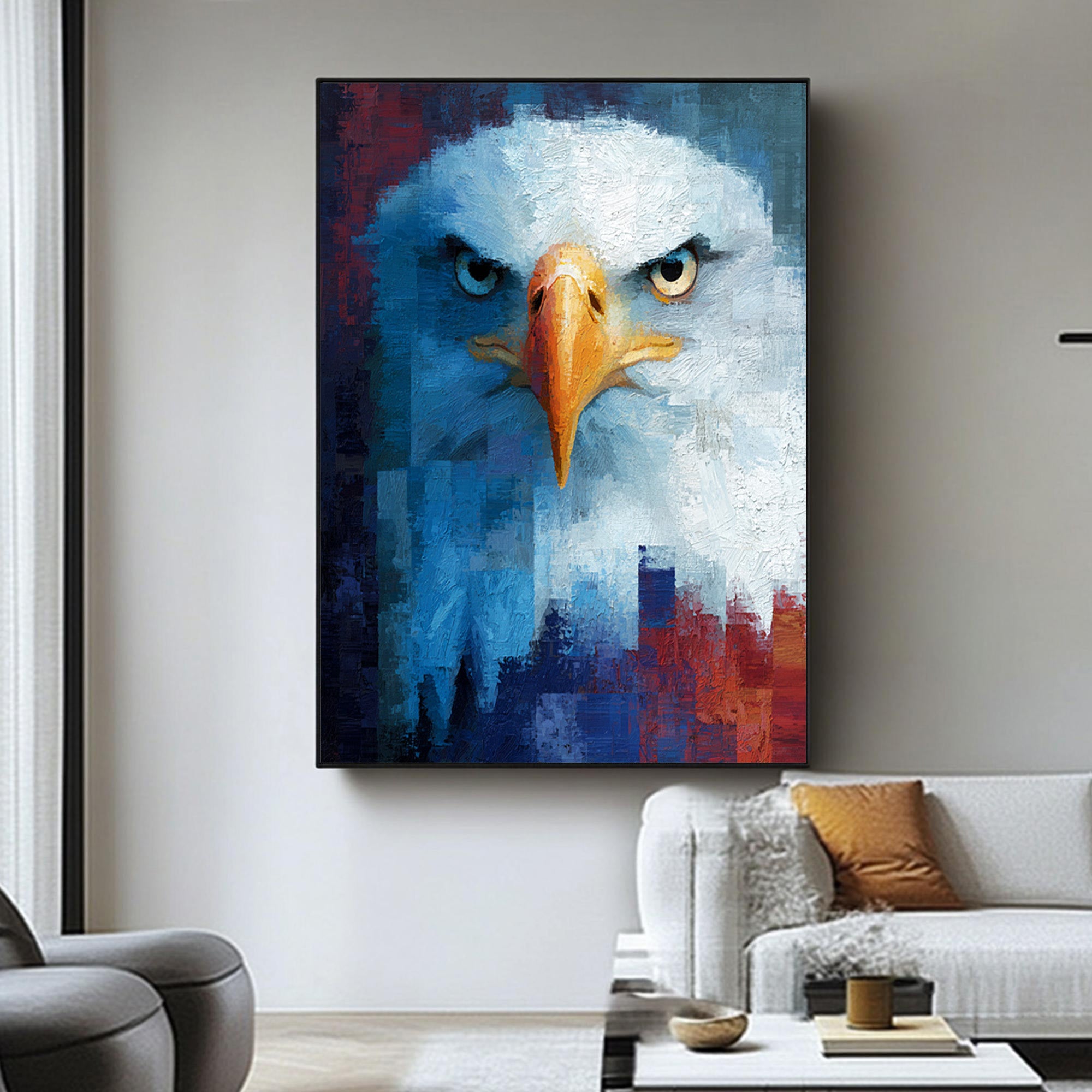 Eagle Oil Painting--#G10