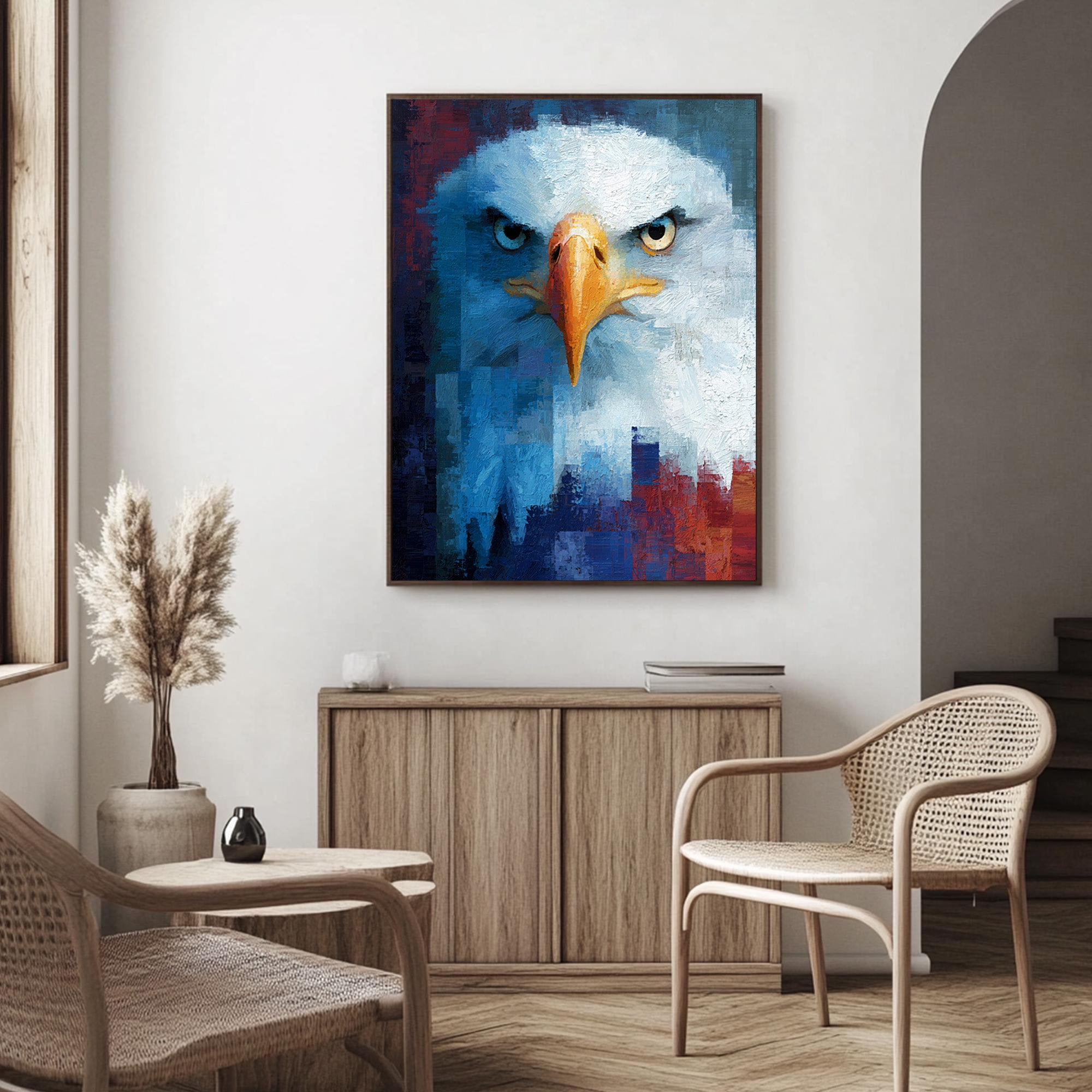 Eagle Oil Painting--#G10