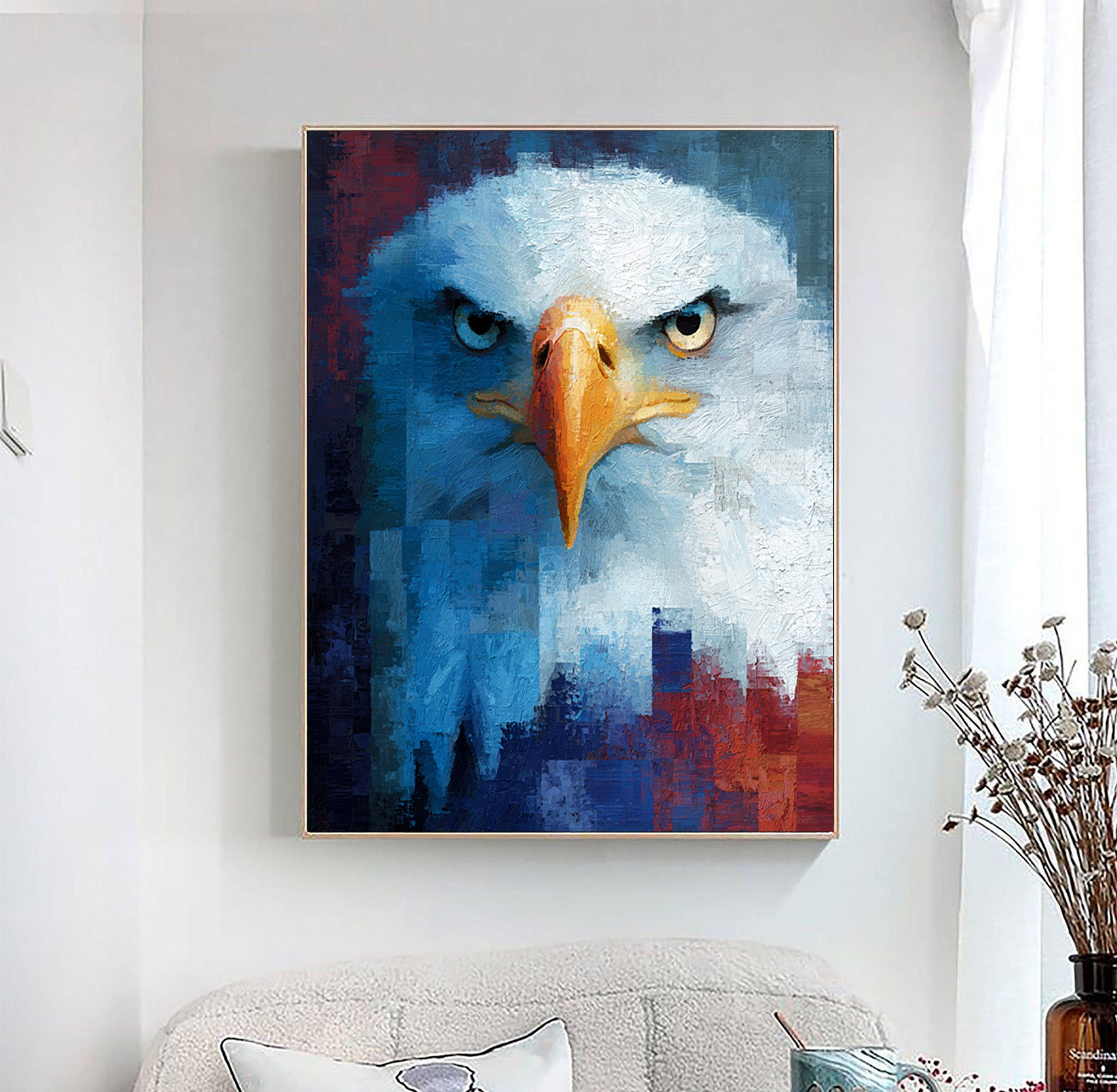 Eagle Oil Painting--#G10