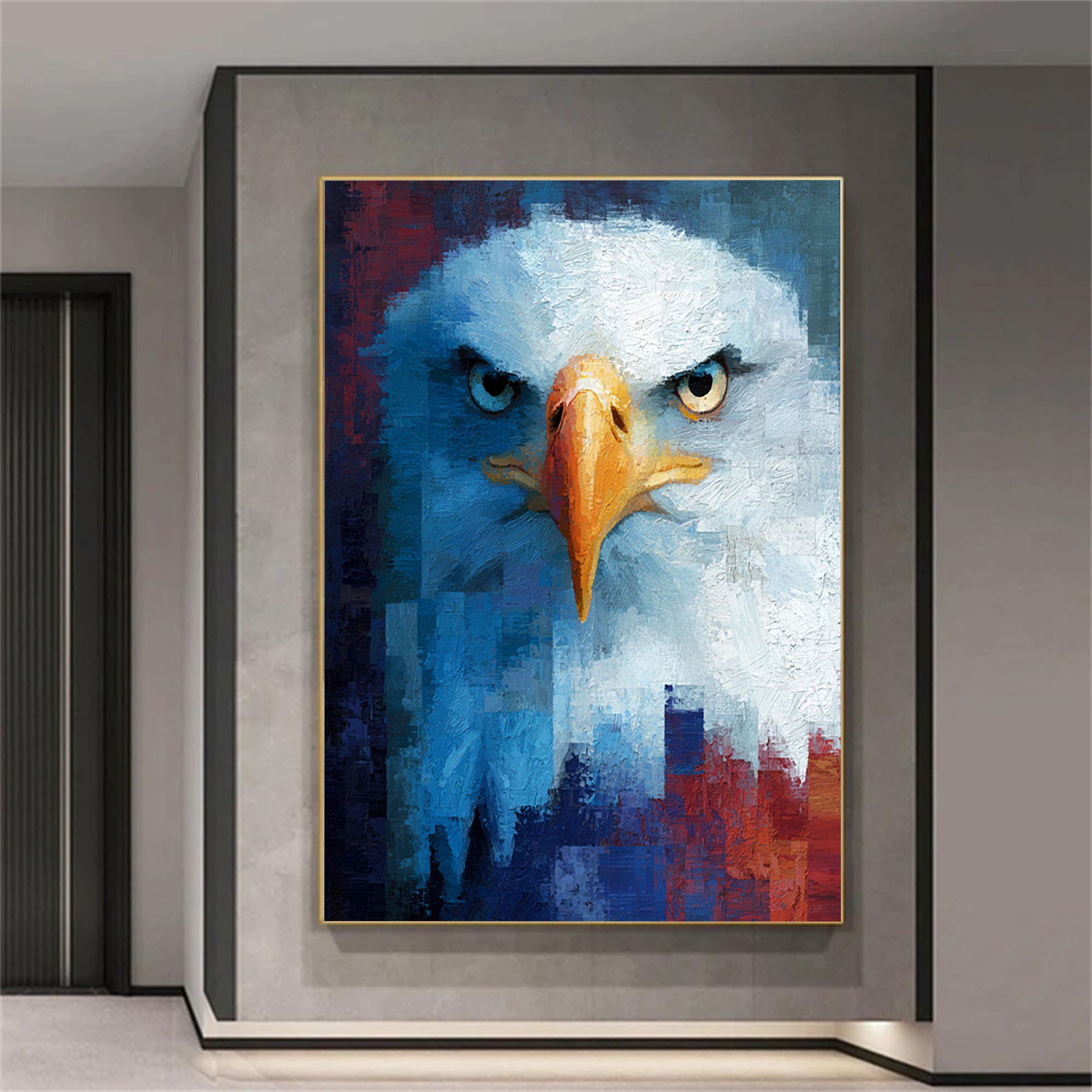 Eagle Oil Painting--#G10