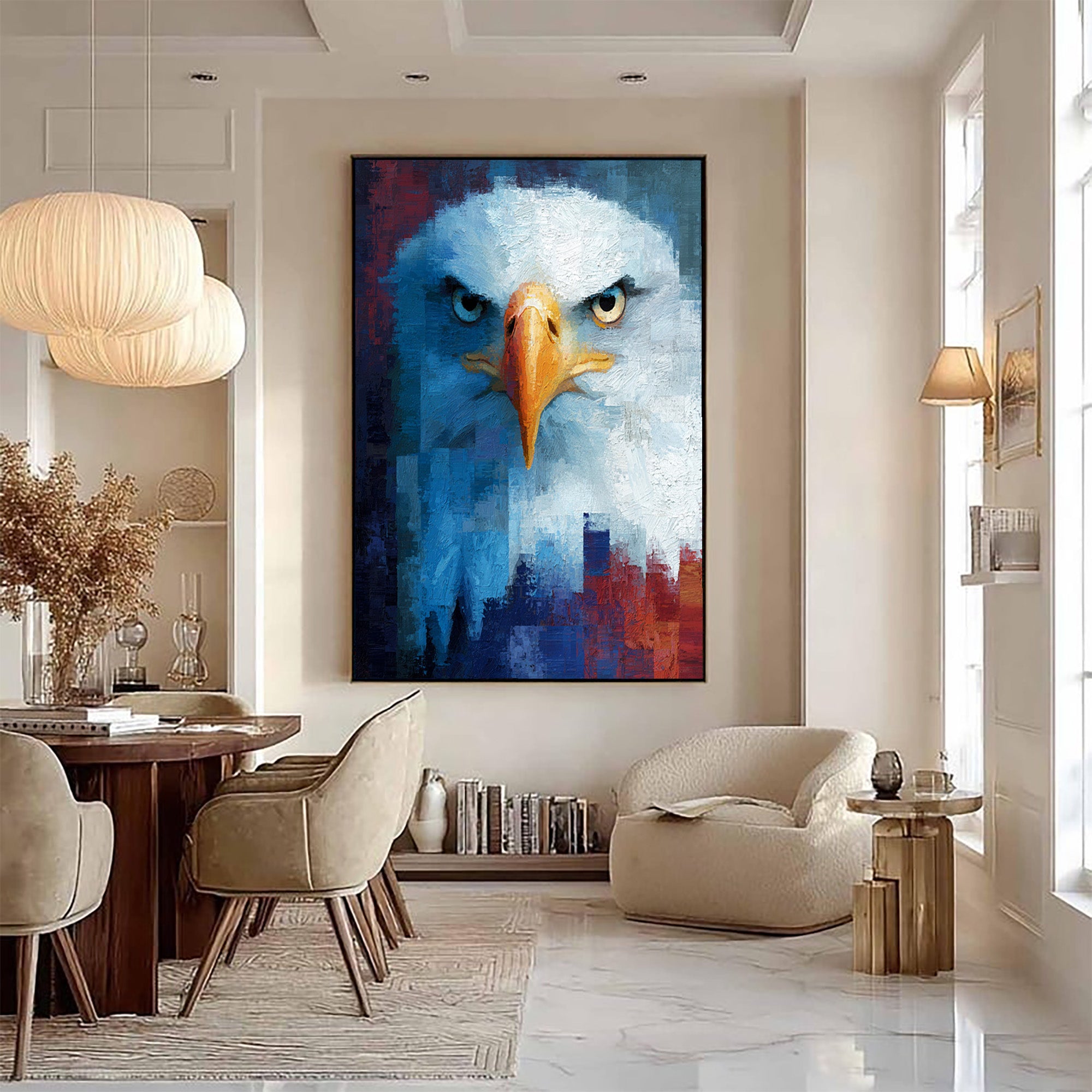 Eagle Oil Painting--#G10