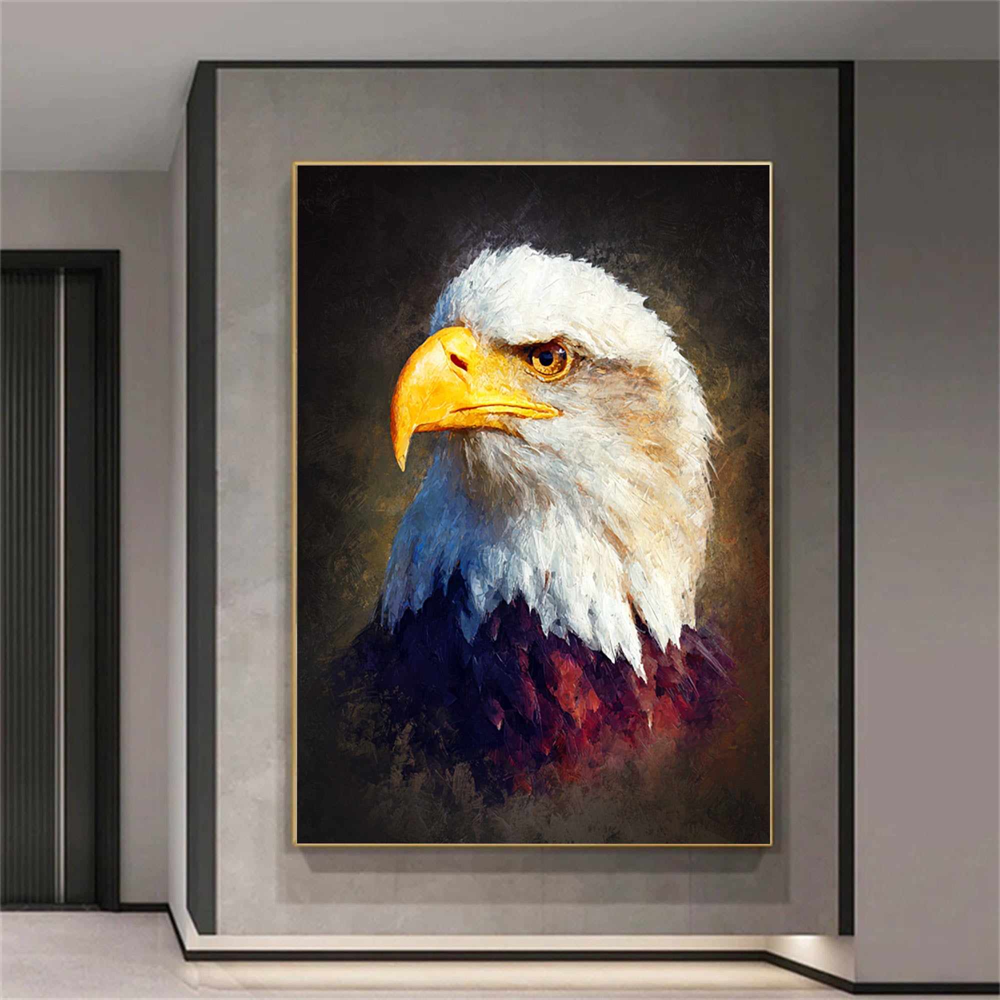 Eagle Oil Painting--#G11