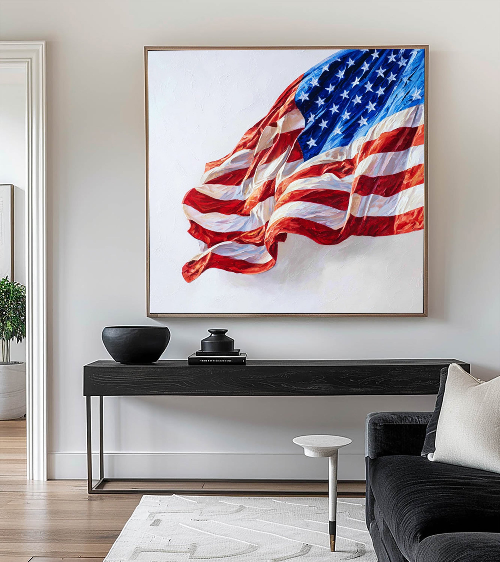 American Flag Art--U05