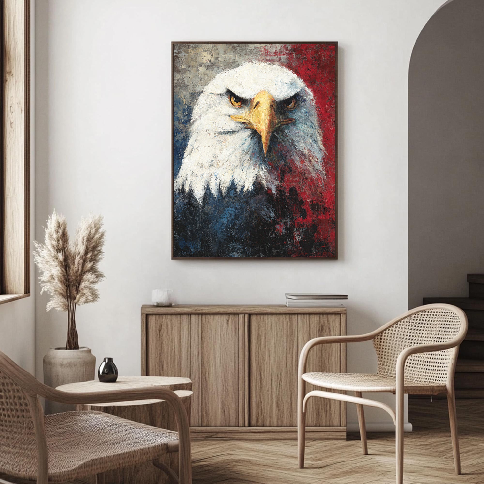 Eagle Oil Painting--#G12