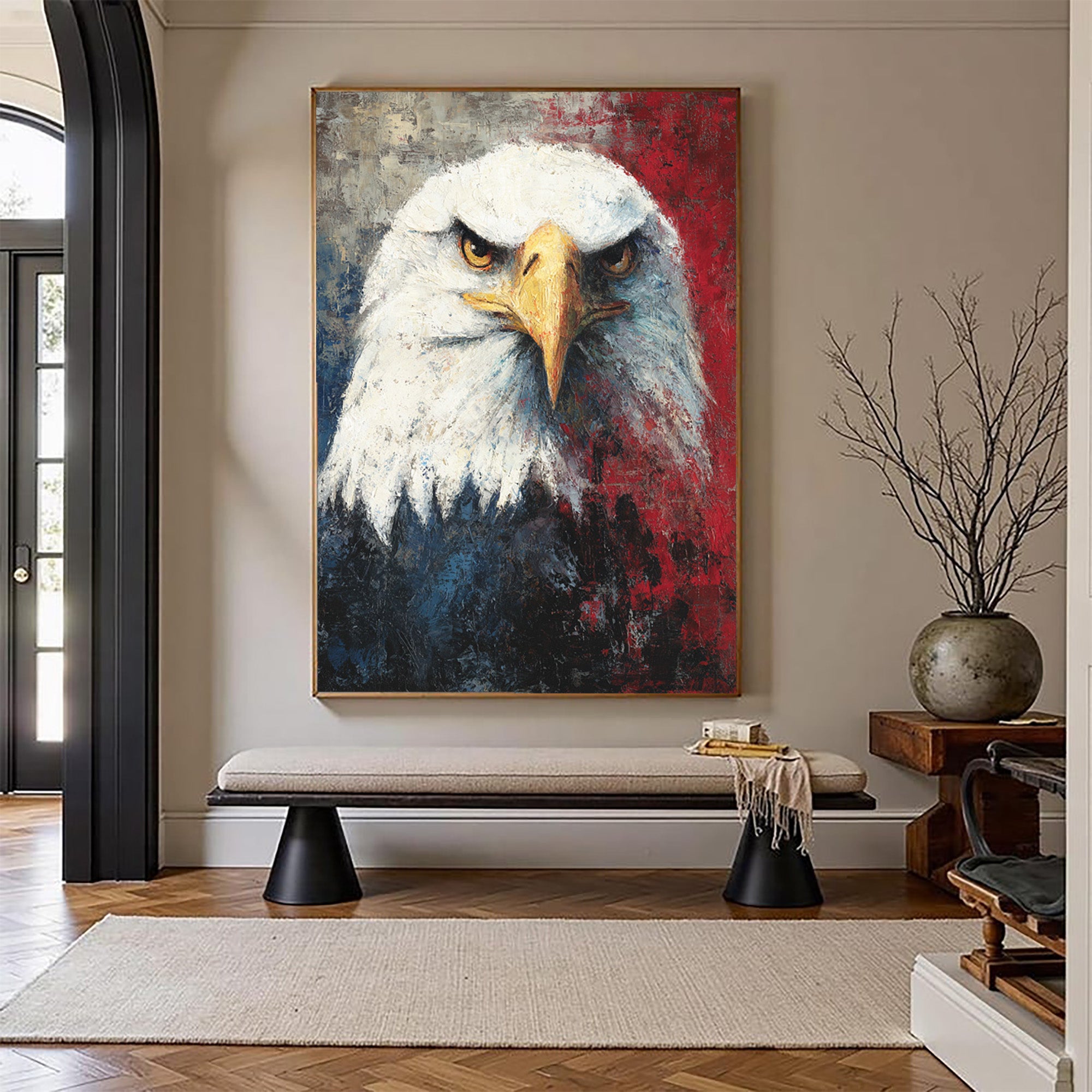 Eagle Oil Painting--#G12