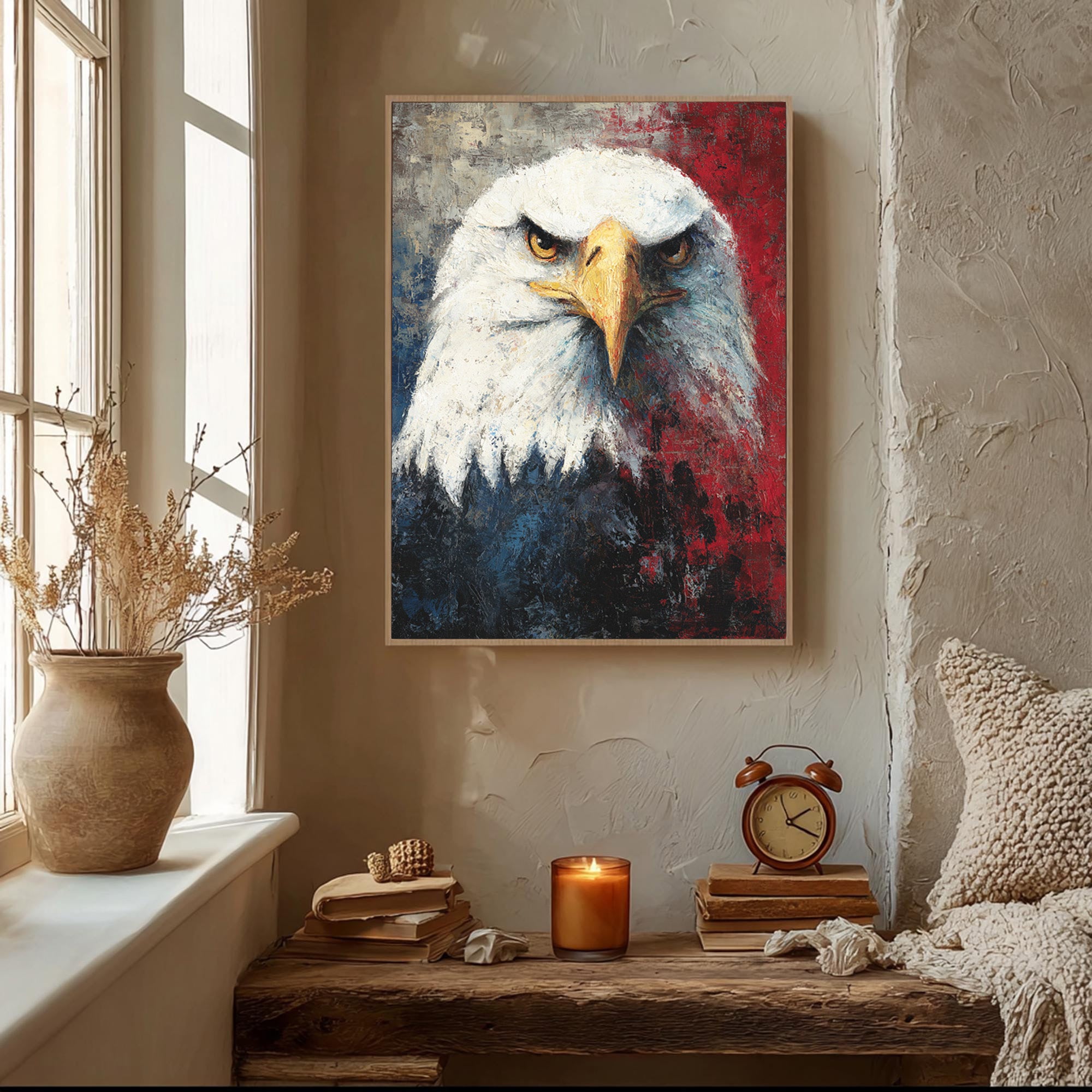 Eagle Oil Painting--#G12
