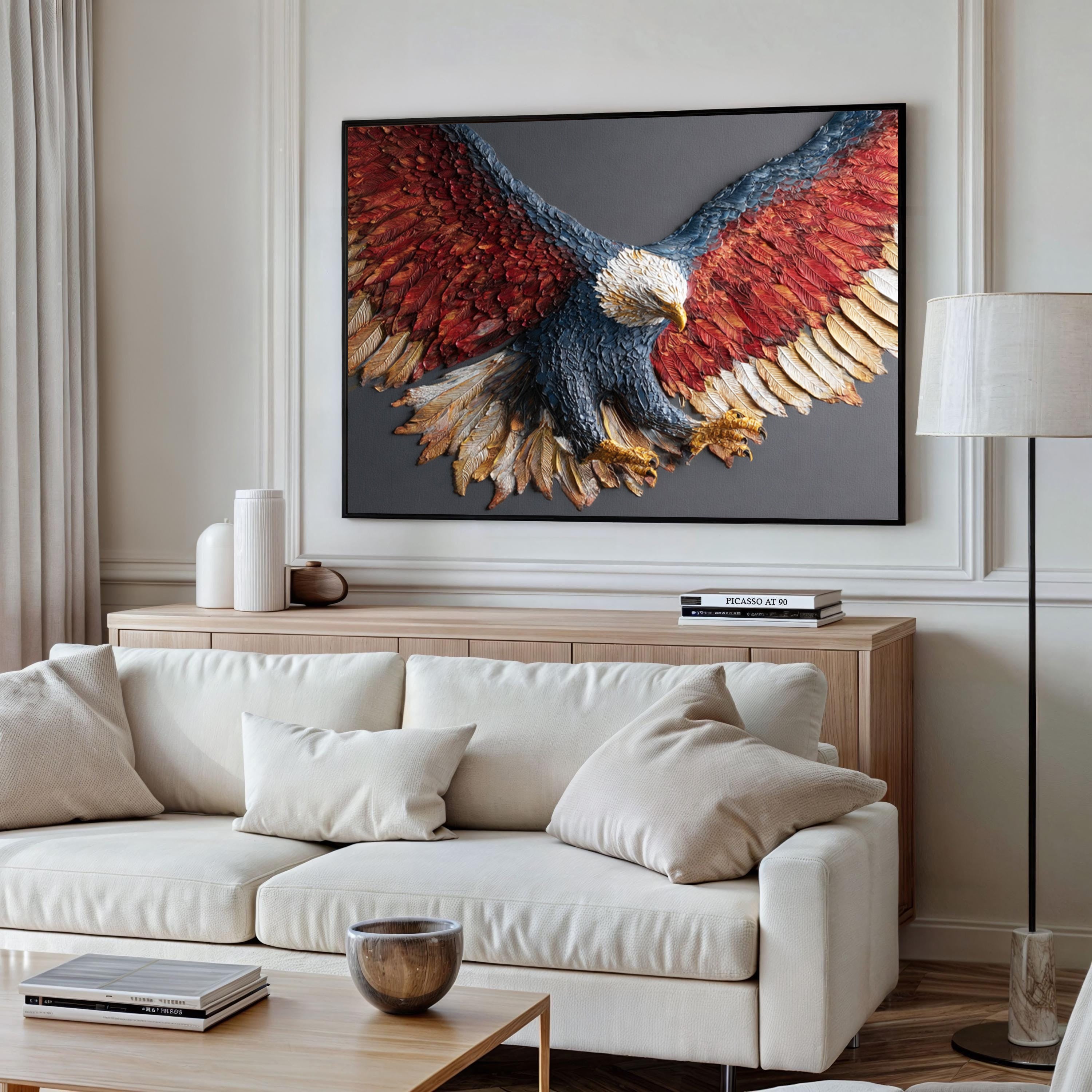 Eagle Oil Painting--#G01