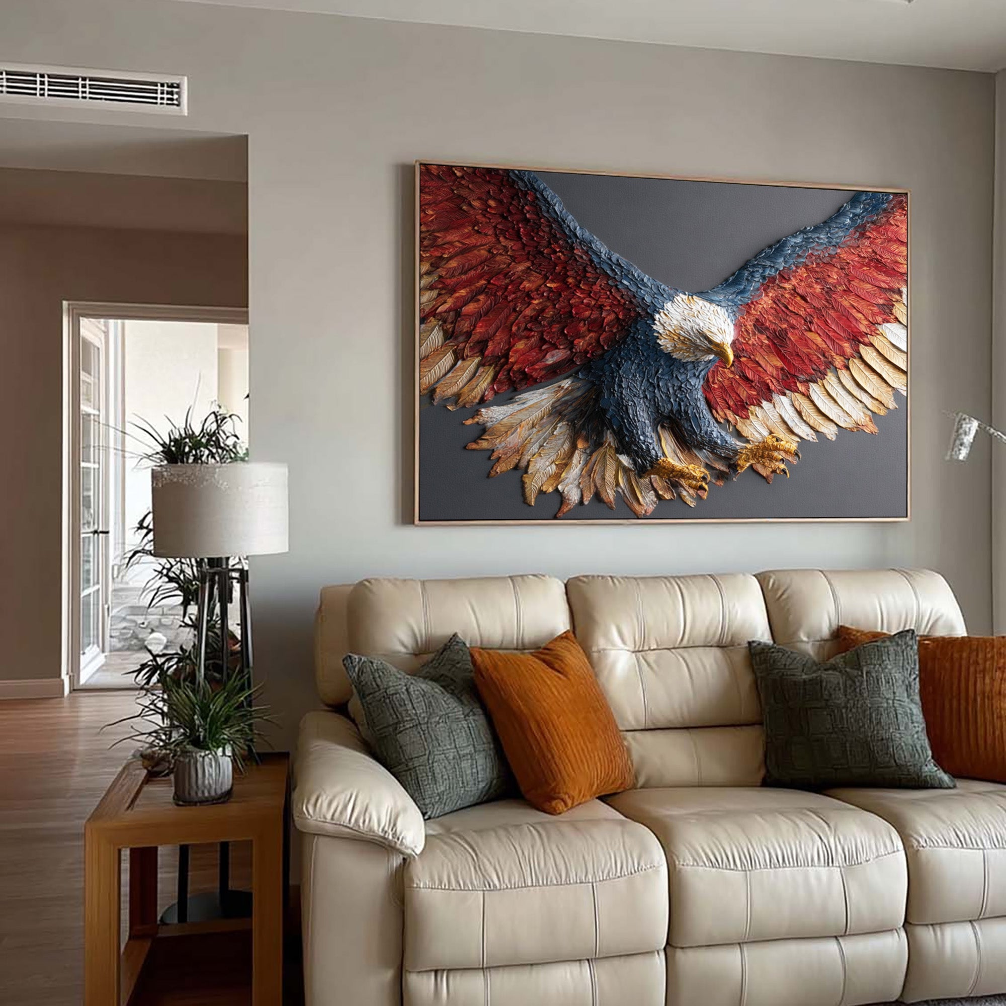 Eagle Oil Painting--#G01