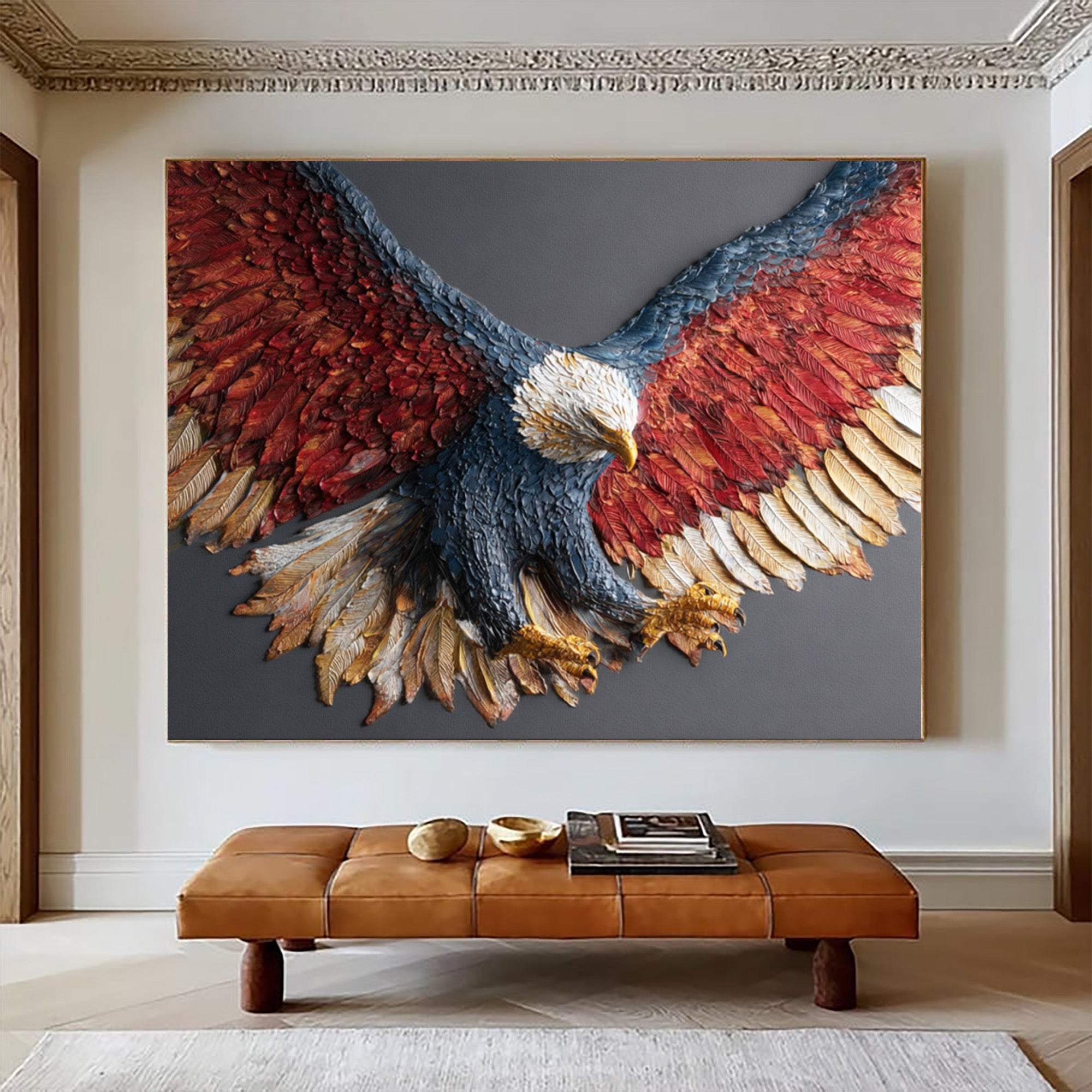 Eagle Oil Painting--#G01