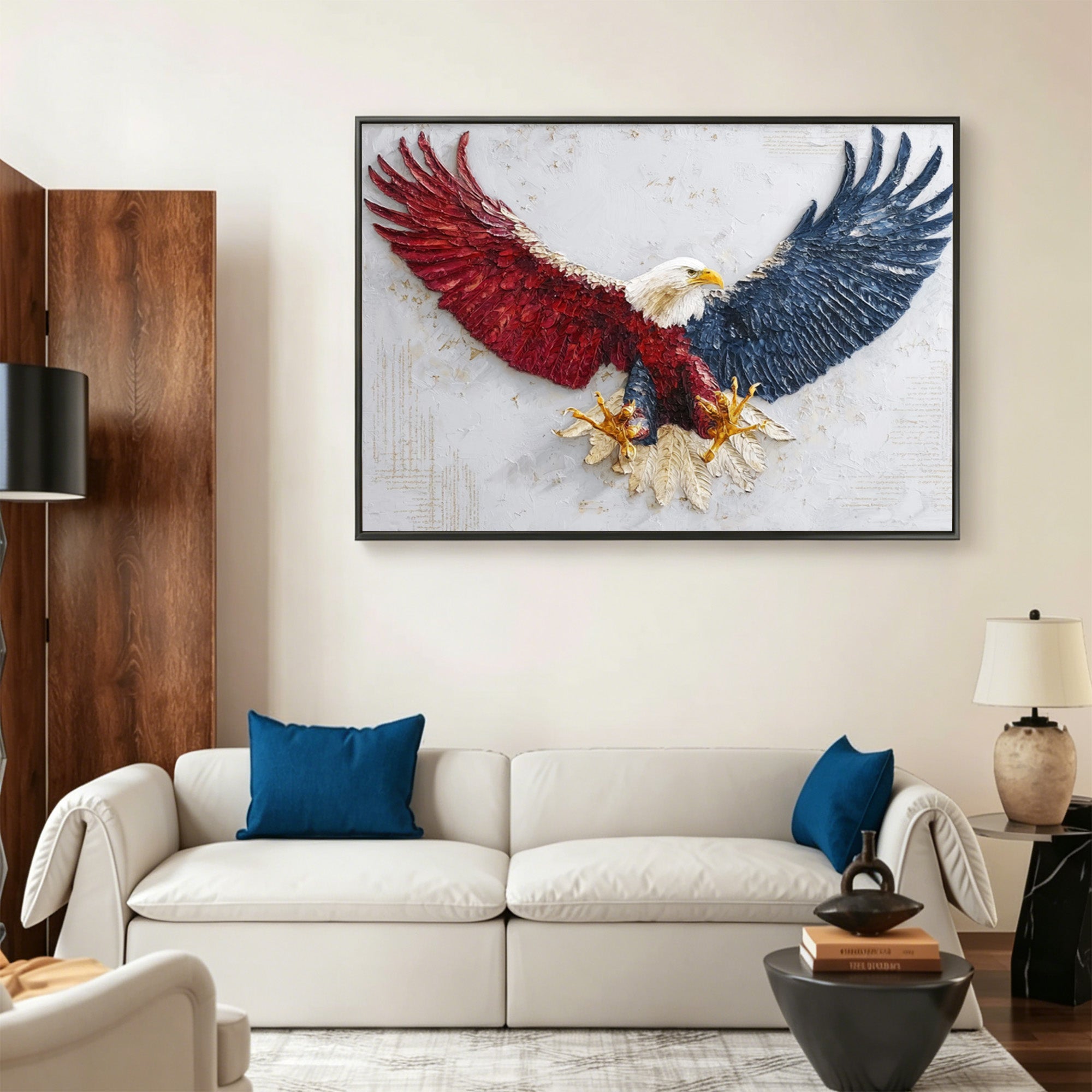 Eagle Oil Painting--#G02