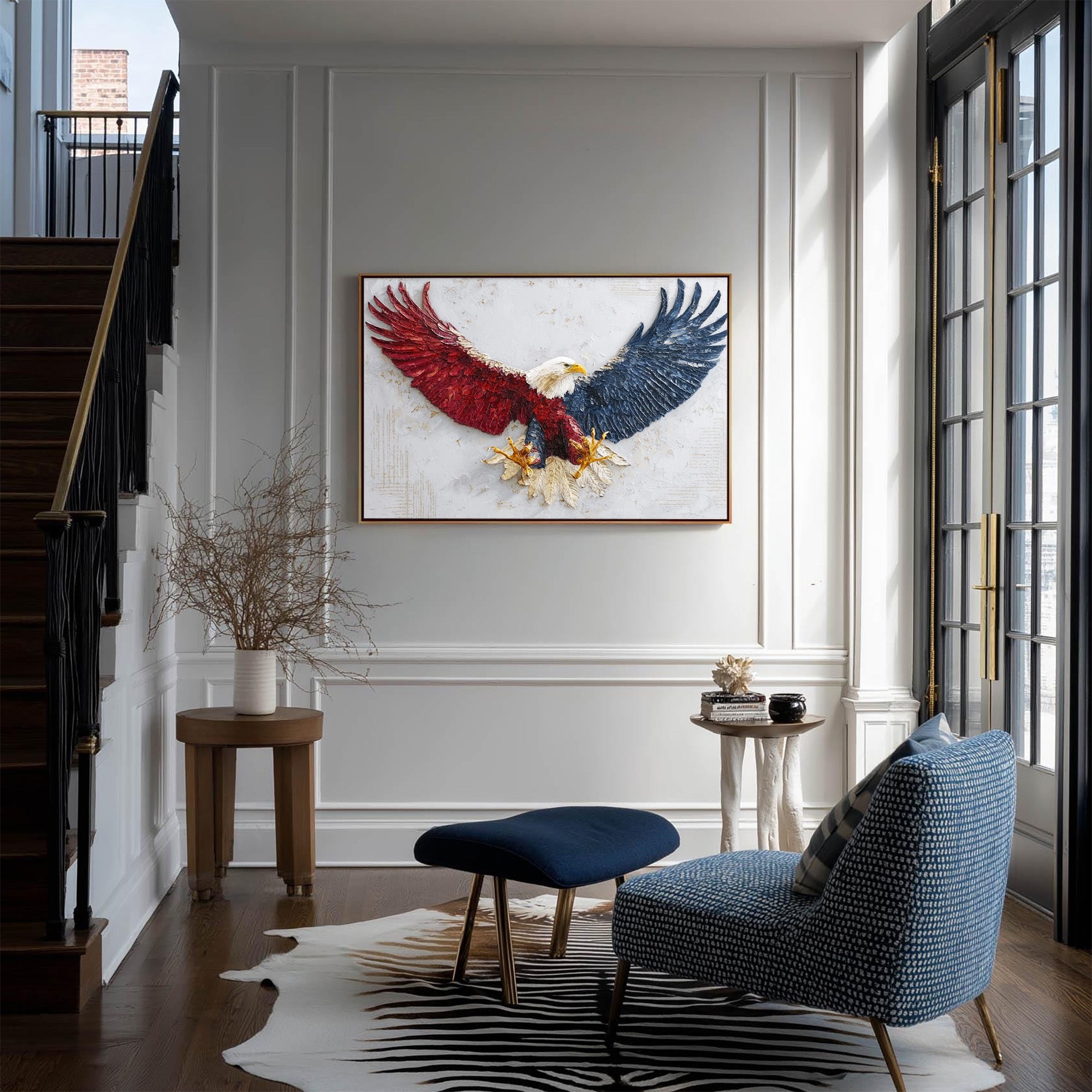 Eagle Oil Painting--#G02