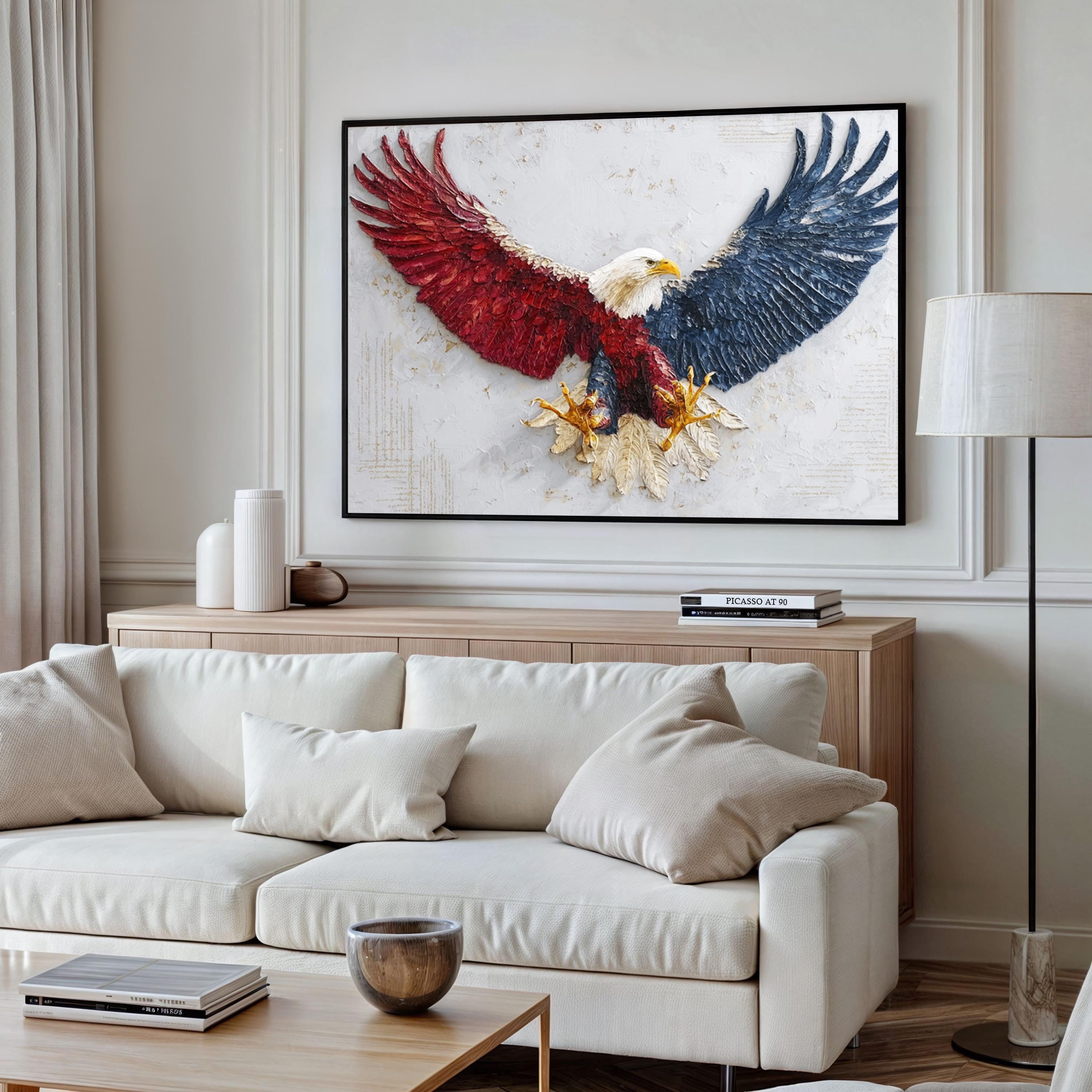 Eagle Oil Painting--#G02