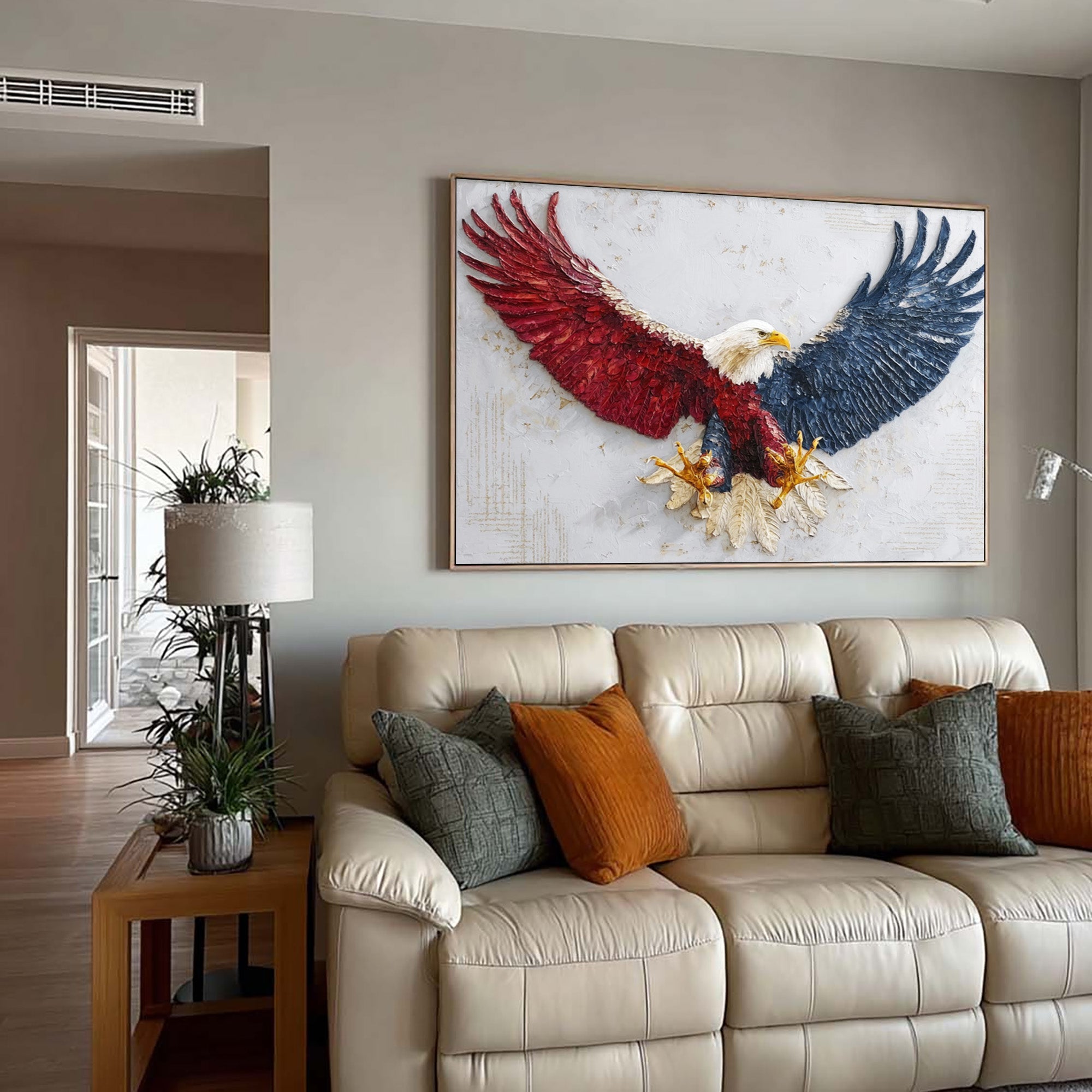 Eagle Oil Painting--#G02